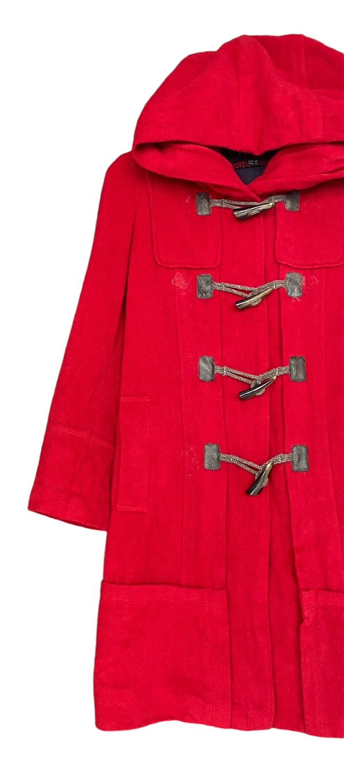 Japanese Brand ATSURO TAYAMA Duffel Coat Hoodie Size US S / EU 44-46 / 1 - 3 Thumbnail