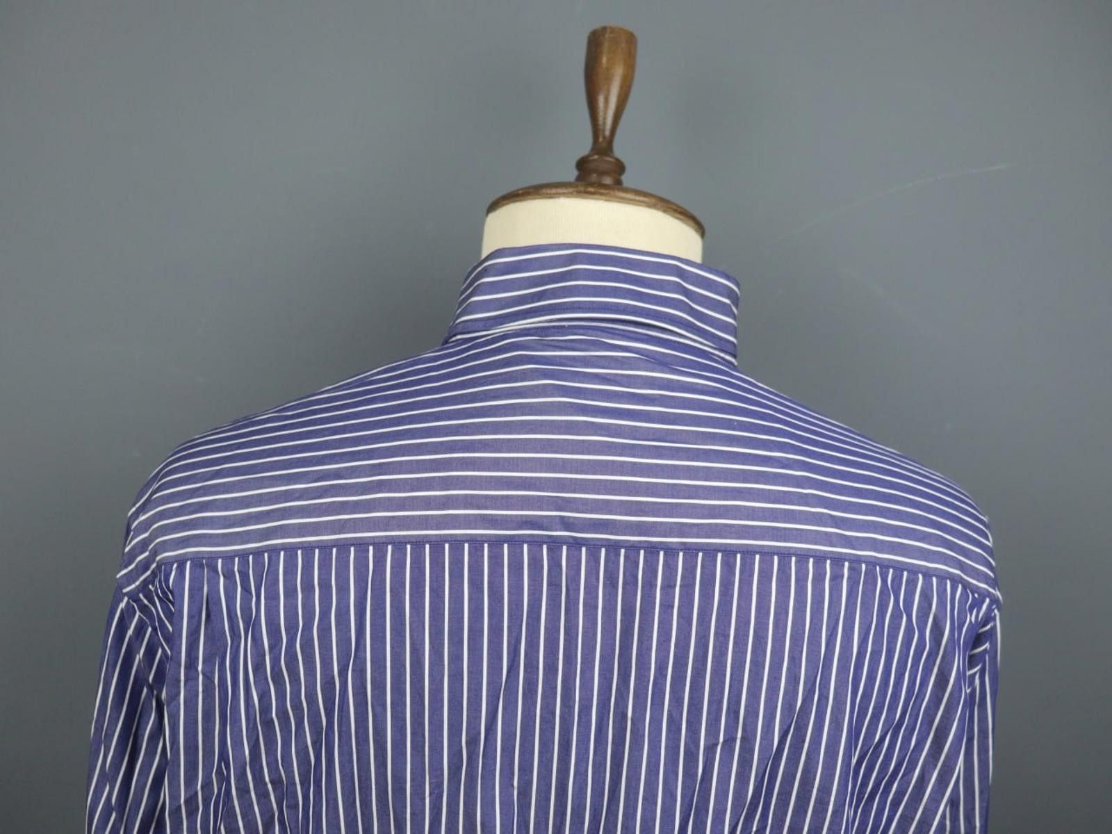 Paul & Shark Paul & Shark Blue White Striped Button-Down Shirt Size 46 Size US M / EU 48-50 / 2 - 4 Thumbnail