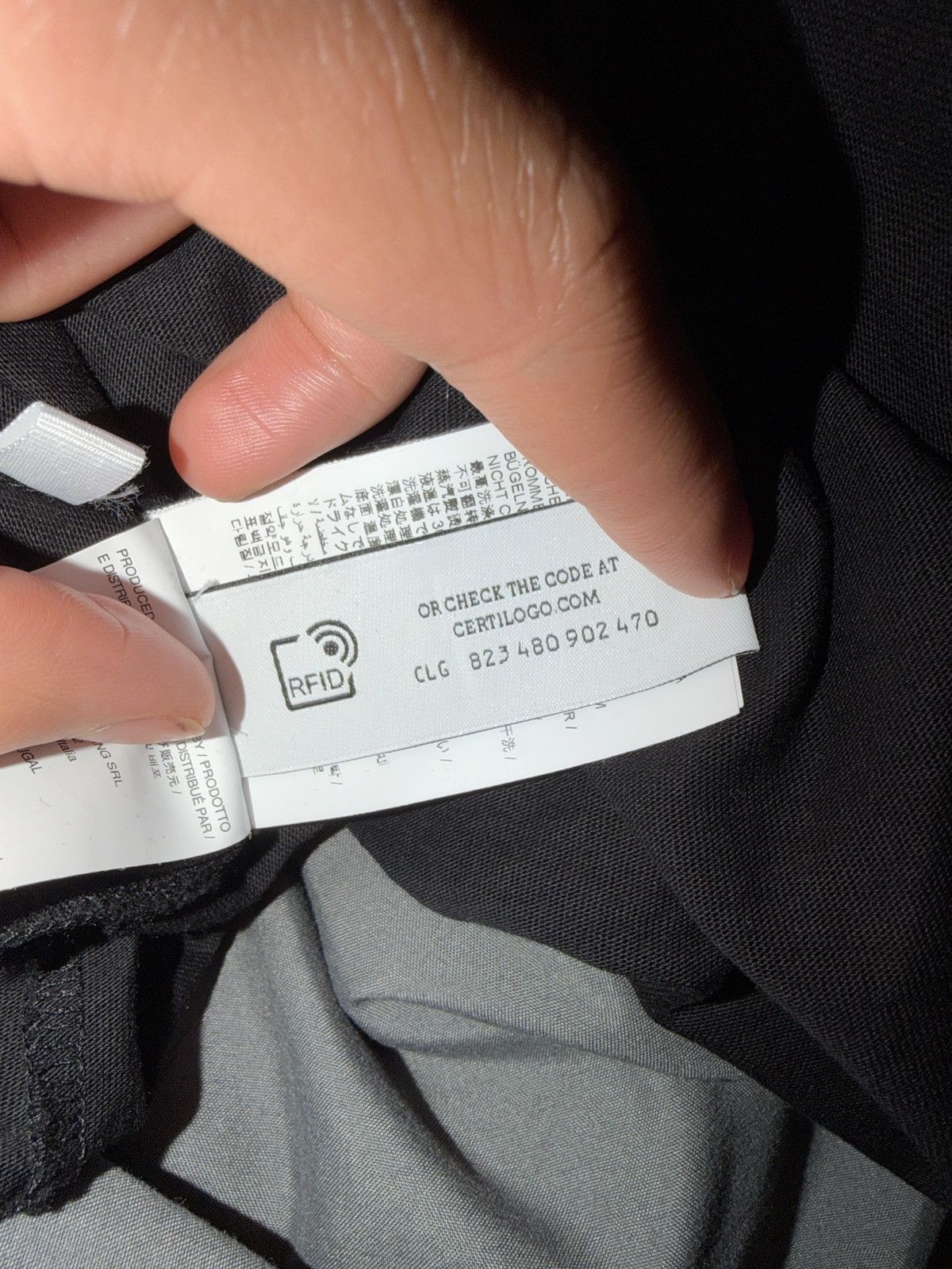 Off-White Off white Vanish Arrow Wide L/S Tee Black - Chalk P Size US S / EU 44-46 / 1 - 13 Thumbnail