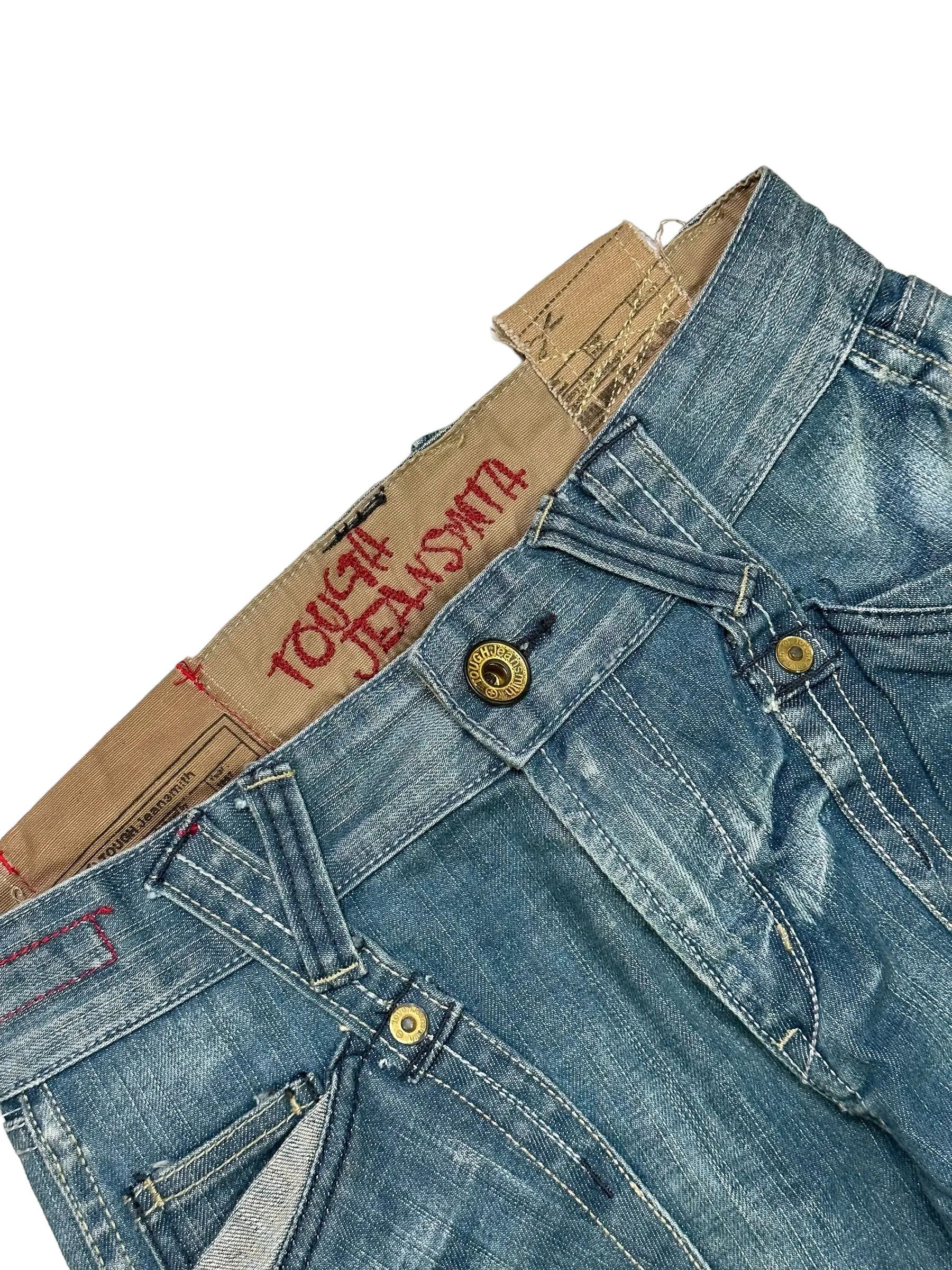 Japanese Brand Tough military distressed jeans Size US 30 / EU 46 - 5 Thumbnail