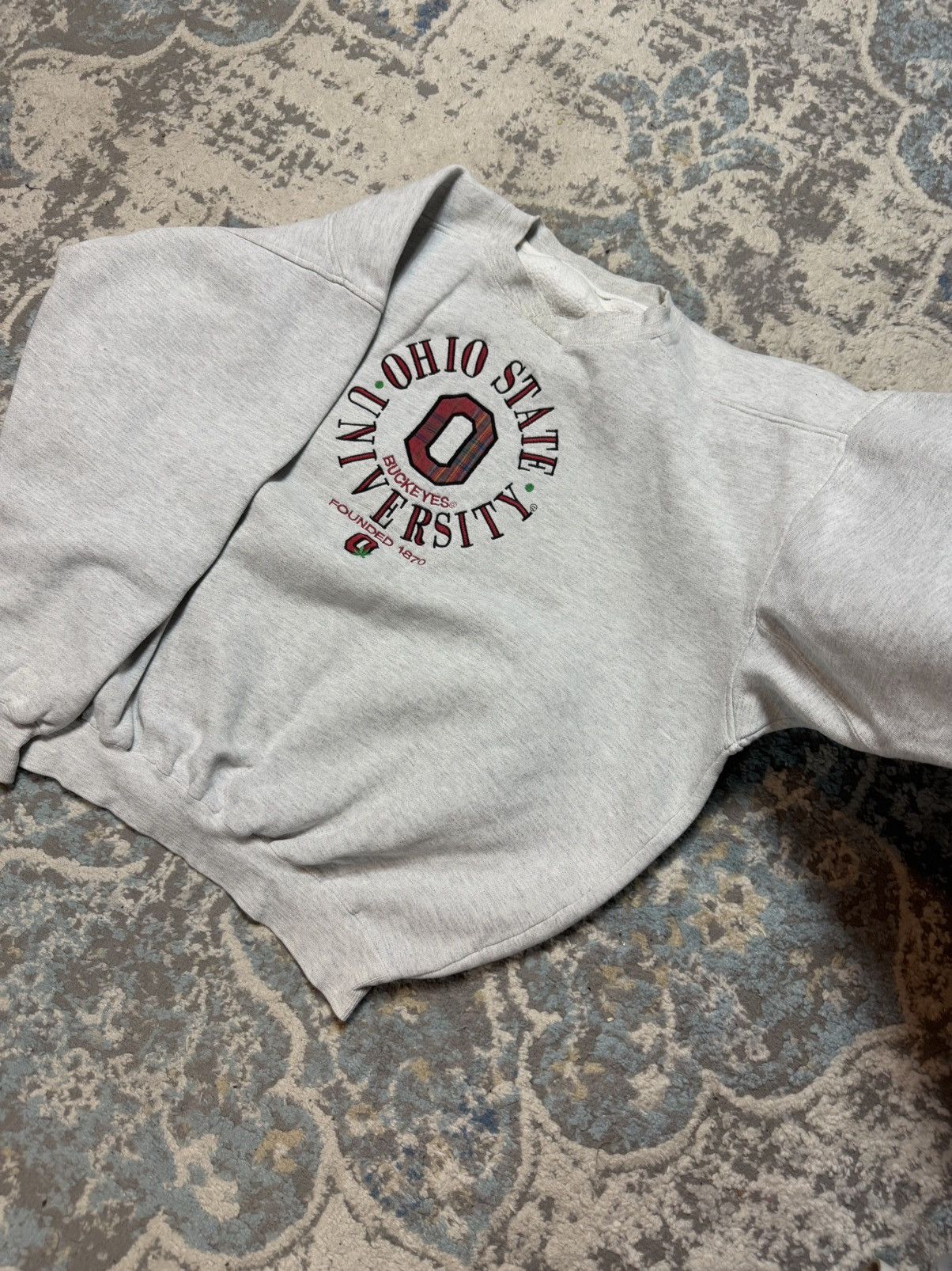 NFL × Vintage Ohio State University Buckeyes crewneck Size US XL / EU 56 / 4 - 4 Thumbnail