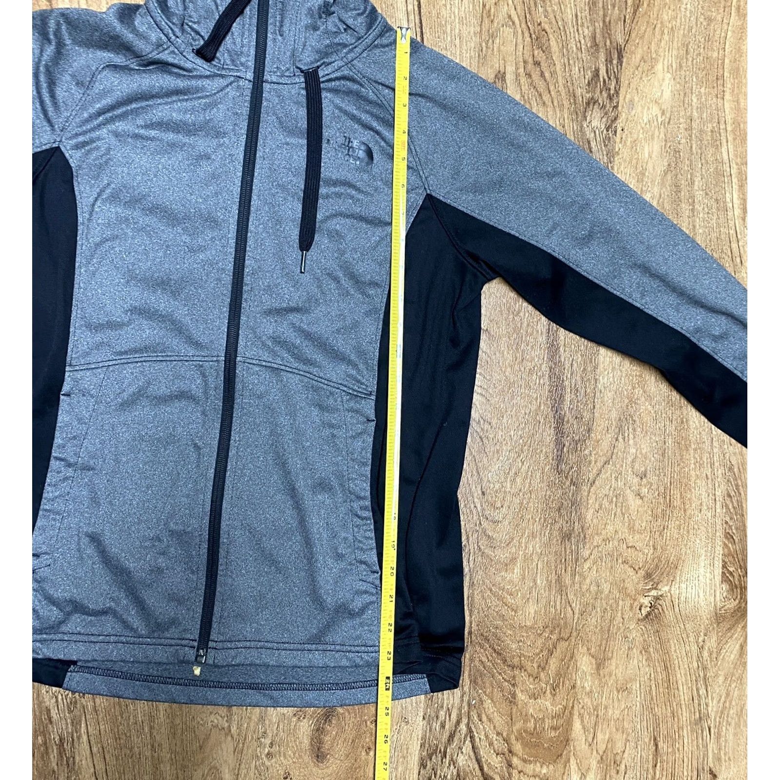 The North Face The North Face Women Jacket Zip Hoody Gray Black 2 Front Pockets Winter Fall Paisley Softshell Size L / US 10 / IT 46 - 7 Thumbnail