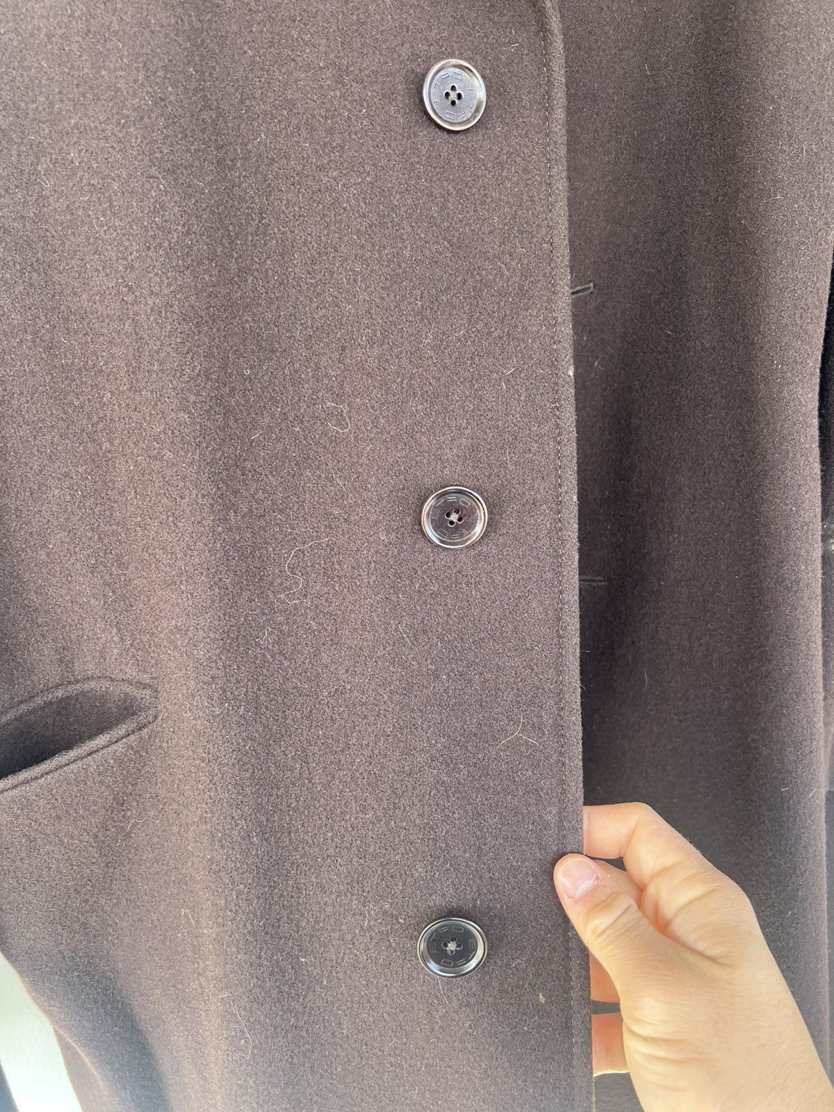 Etro Brown Etro wool single breast coat Size US L / EU 52-54 / 3 - 2 Thumbnail