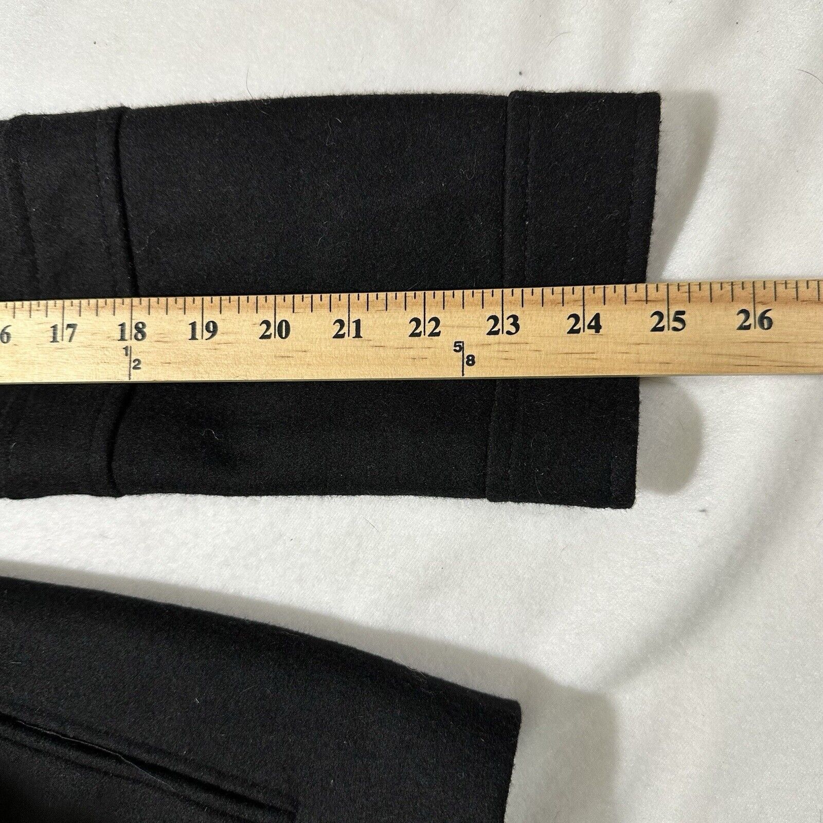 Other Moda International 10 Wool Double Breasted Pea Coat Jacket Size L / US 10 / IT 46 - 12 Thumbnail