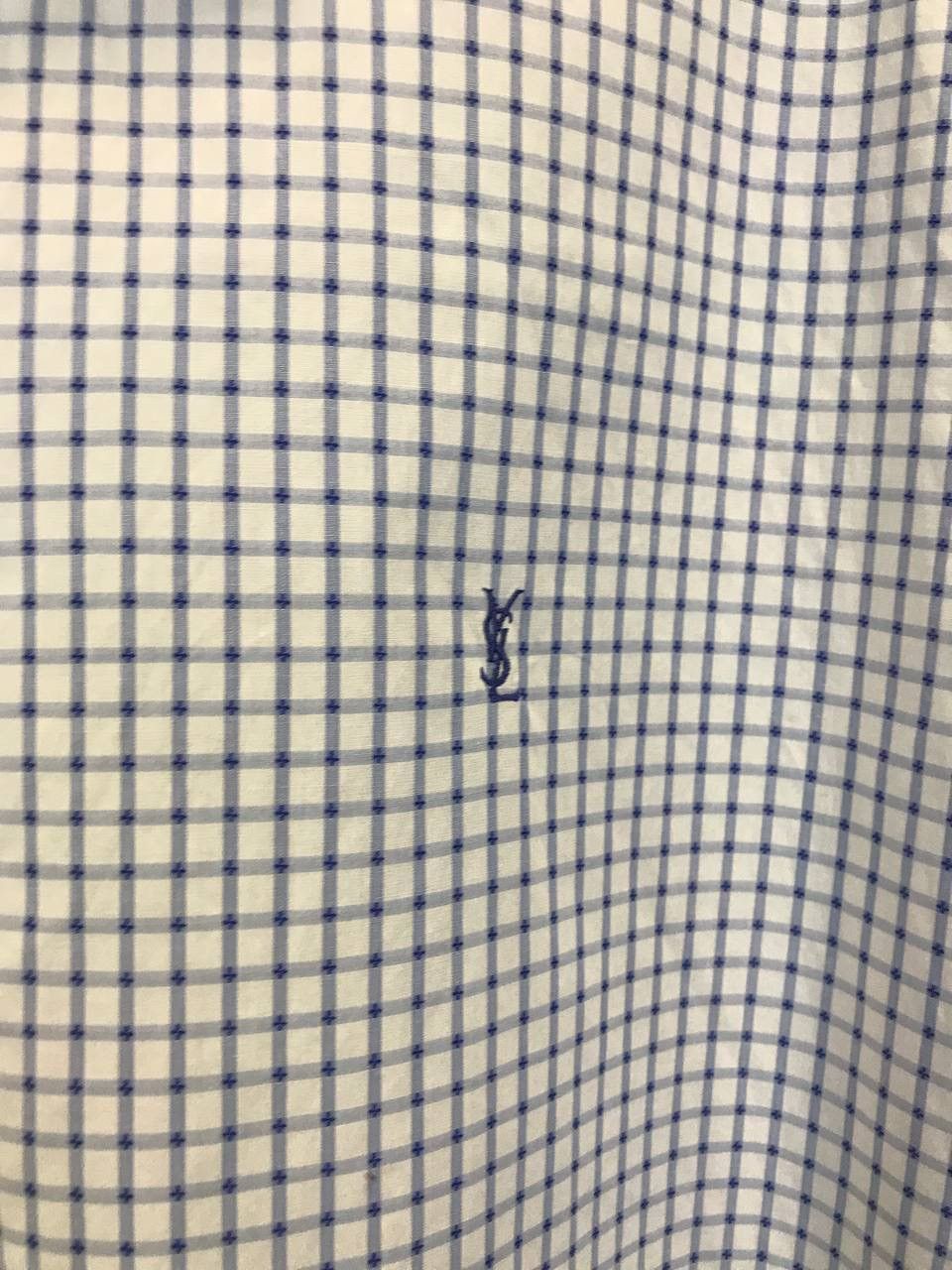 Yves Saint Laurent YSL Yves Saint Laurent vintage designer logo shirt Size US XL / EU 56 / 4 - 3 Thumbnail