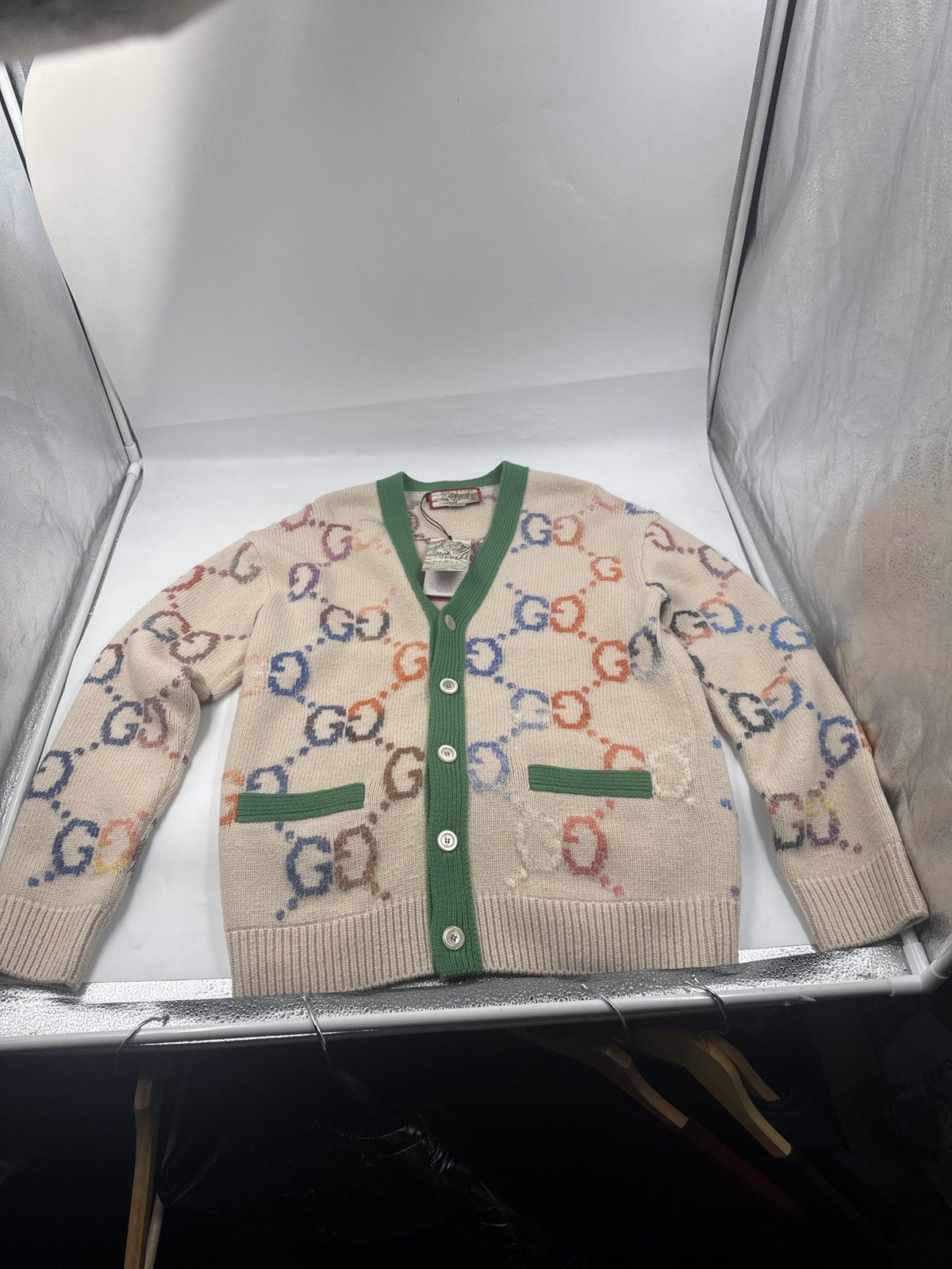 *Brand New* Gucci Wool Embroidered Cardigan Tiger Sample