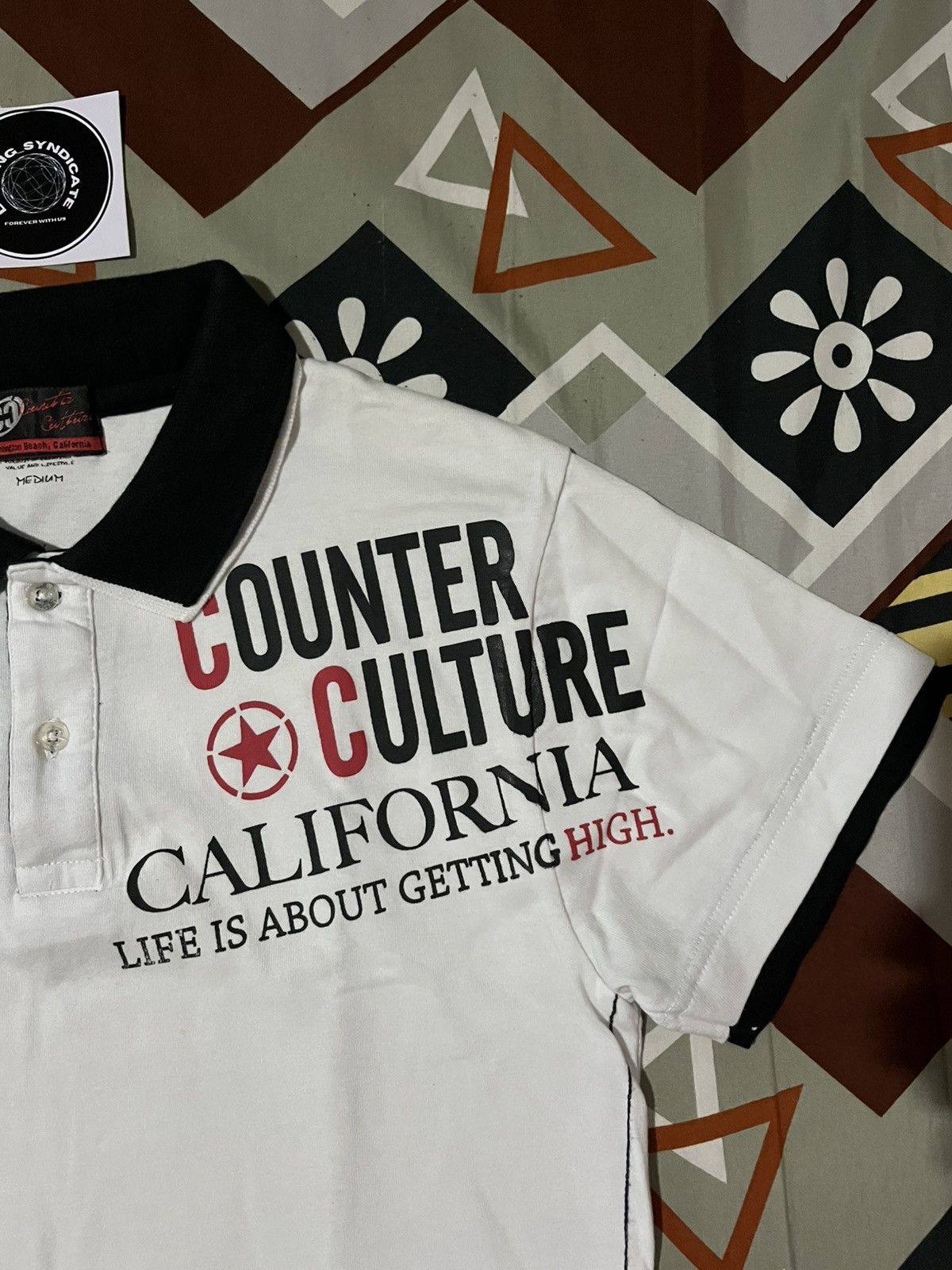 Vintage 🔥 Rare Item Counter Culture Skateboarding Poem Polo Shirt Size US M / EU 48-50 / 2 - 3 Thumbnail