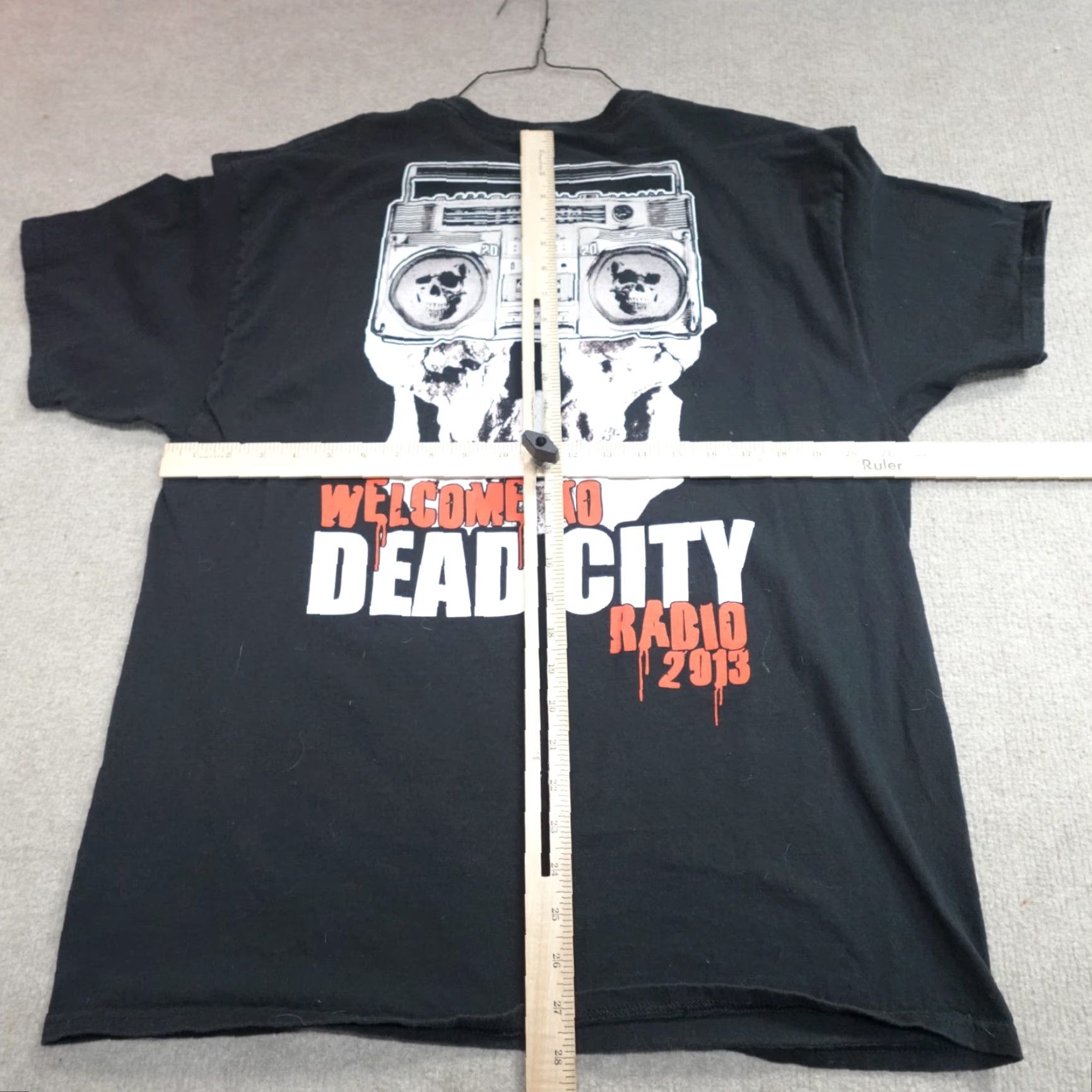 Doublet VINTAGE Rob Zombie Shirt XL Black Double-Sided Welcome to Dead City Radio 2013 Size US XL / EU 56 / 4 - 4 Thumbnail