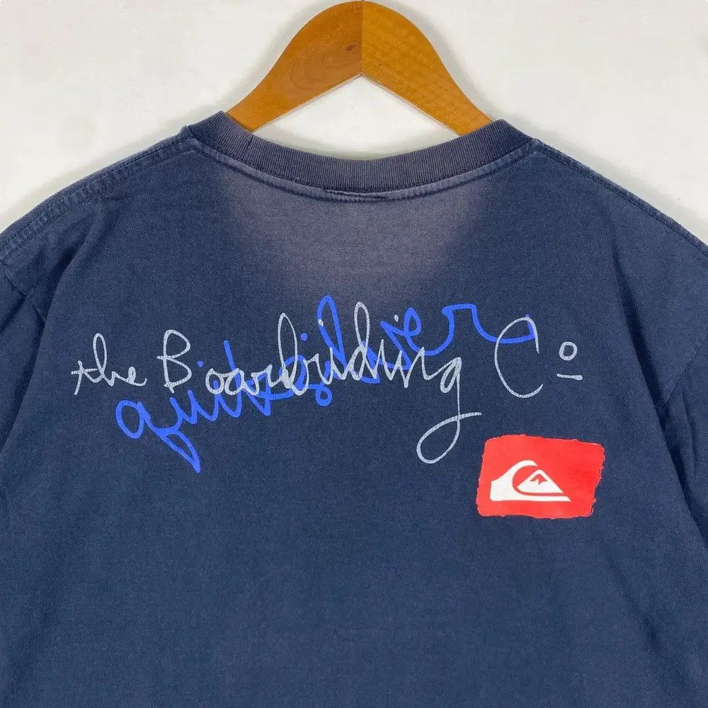 Quiksilver Vintage 00's QUIKSILVER The Boardriding Faded Surf Tee Shirt Size US L / EU 52-54 / 3 - 5 Thumbnail