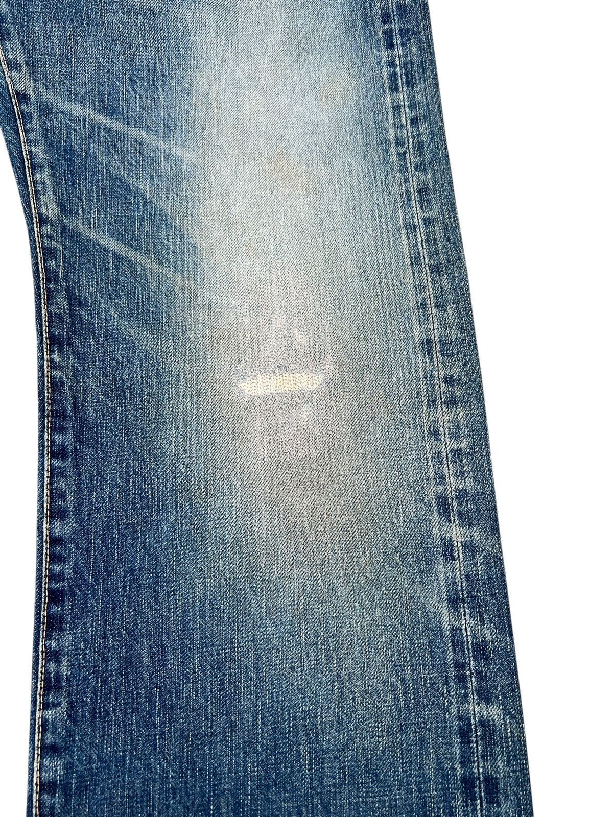 Shellac Vintage Acoustic Japan Hidden Rivet Mud Denim Selvedge Jeans Size US 30 / EU 46 - 13 Thumbnail