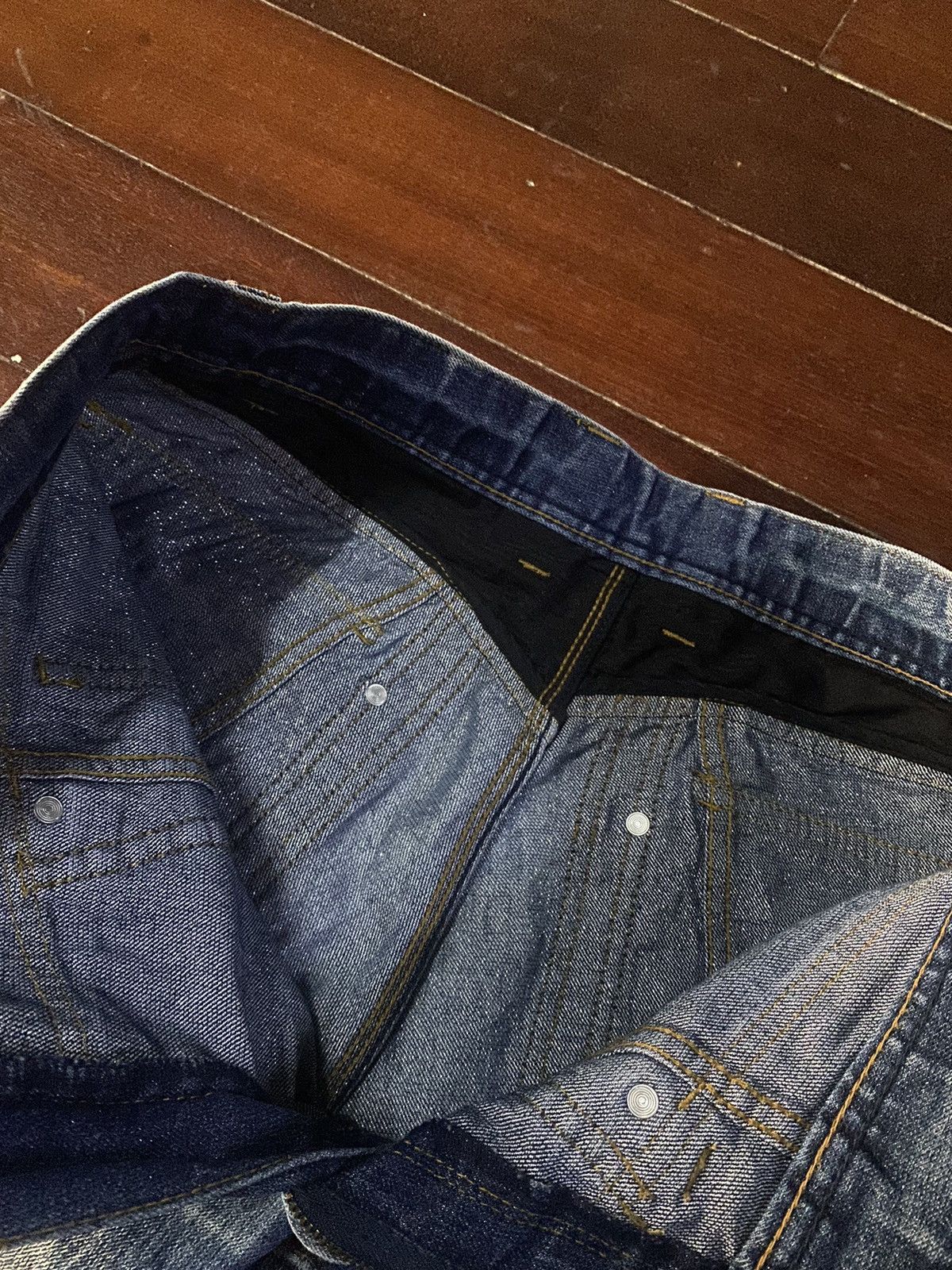 Designer × HIDEAWAYS × If Six Was Nine FIRE 🔥 HIDEAWAYS NICOLE nice faded studded pocket FLARE Size US 34 / EU 50 - 12 Thumbnail