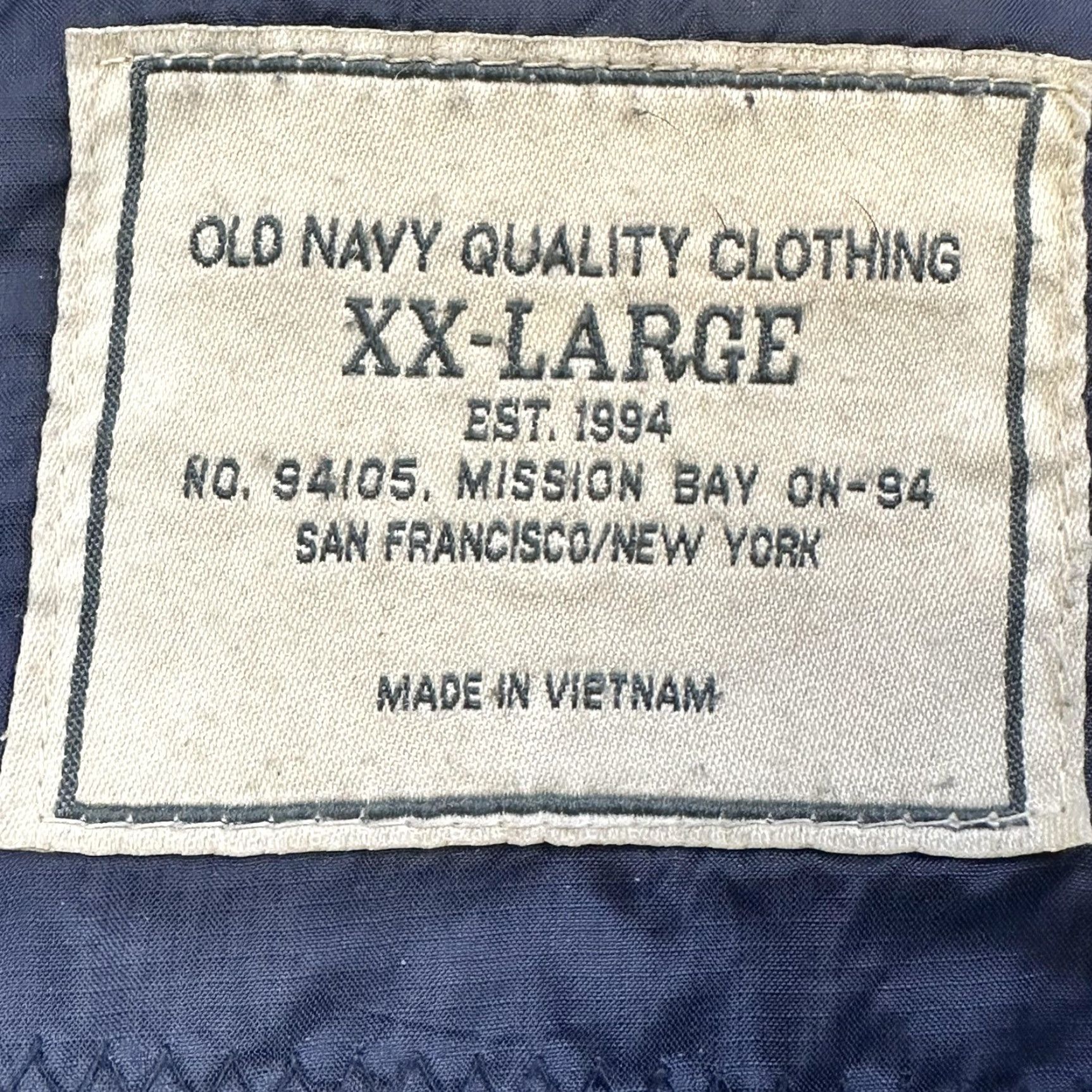 Old Navy Old Navy Vest Mens 2XL Blue Puffer Insulated Quilted Zip Snap Pockets Drawcord Vest Mens Blue Quilted Puffer Zip Pockets 2XL Old Navy Men Size US XXL / EU 58 / 5 - 6 Thumbnail