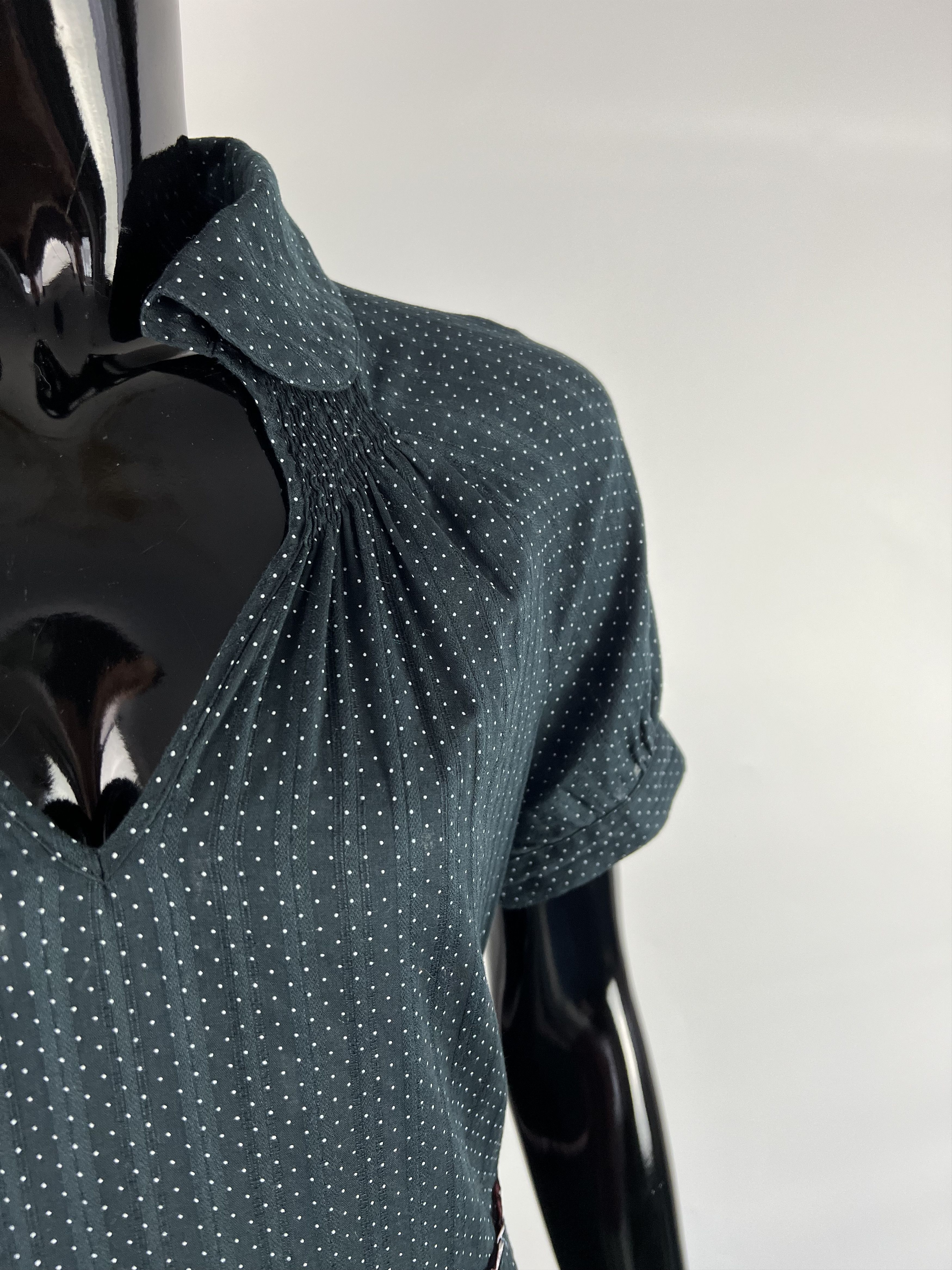 Baum und Pferdgarten Baum Und Pferdgarten Black Polka Dot Sheer Belt Dress 36 Size S / US 4 / IT 40 - 9 Thumbnail