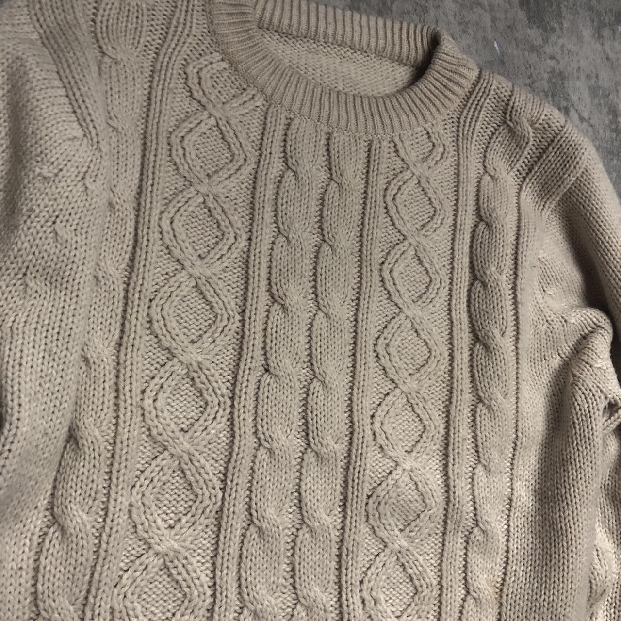 Other Cream cable knit sweater knitwear Size US M / EU 48-50 / 2 - 2 Thumbnail
