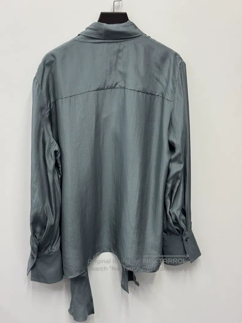 Brunello Cucinelli Brunello Cucinelli Women's Silk Shirt Size L / US 10 / IT 46 - 2 Thumbnail