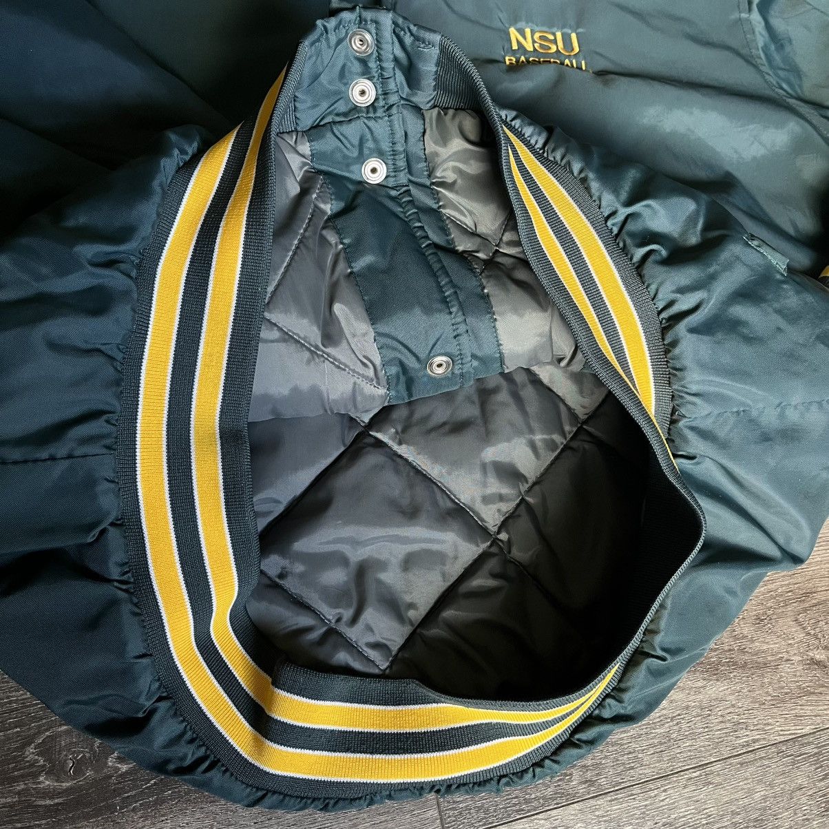 Vintage Vintage 2000s Norfolk State Baseball Varsity Bomber Jacket Size US XL / EU 56 / 4 - 6 Thumbnail
