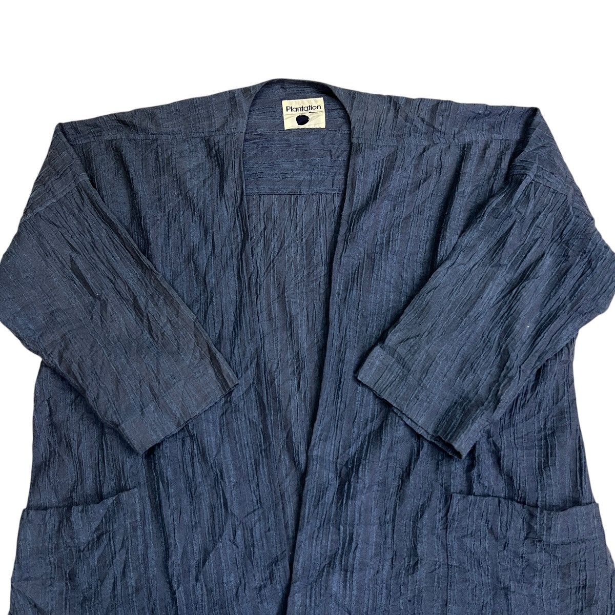 Issey Miyake 💥 ARCHIVES 80s-90s ISSEY MIYAKE PLANTATION WRINKLE KIMONO Size US M / EU 48-50 / 2 - 10 Thumbnail