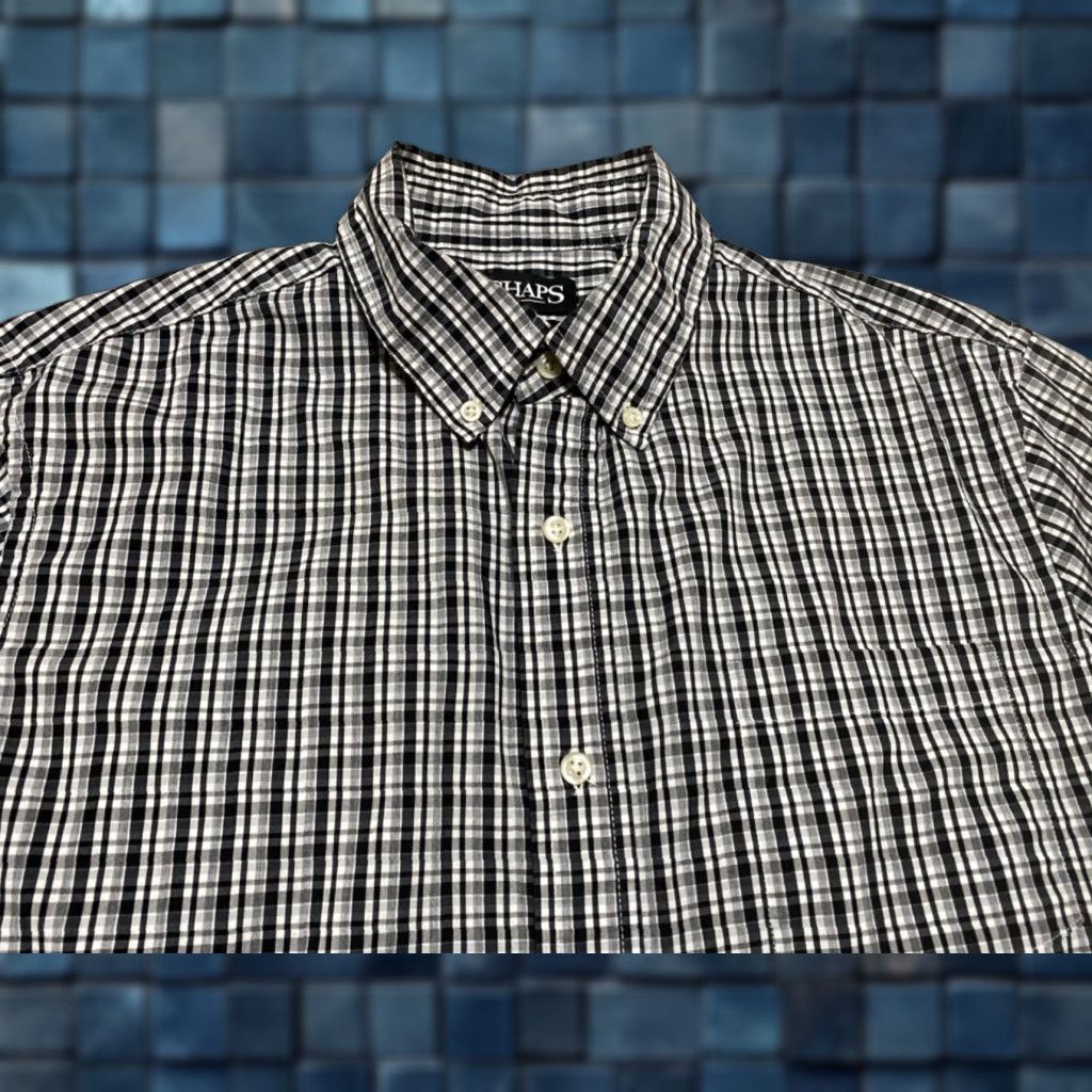 Chaps Chaps Ralph Lauren Mens Large Shirt Multicolor Plaid Long Sleeve Button-Down Casual Cotton, Polyester, Spandex Button-Up Size US L / EU 52-54 / 3 - 1 Thumbnail