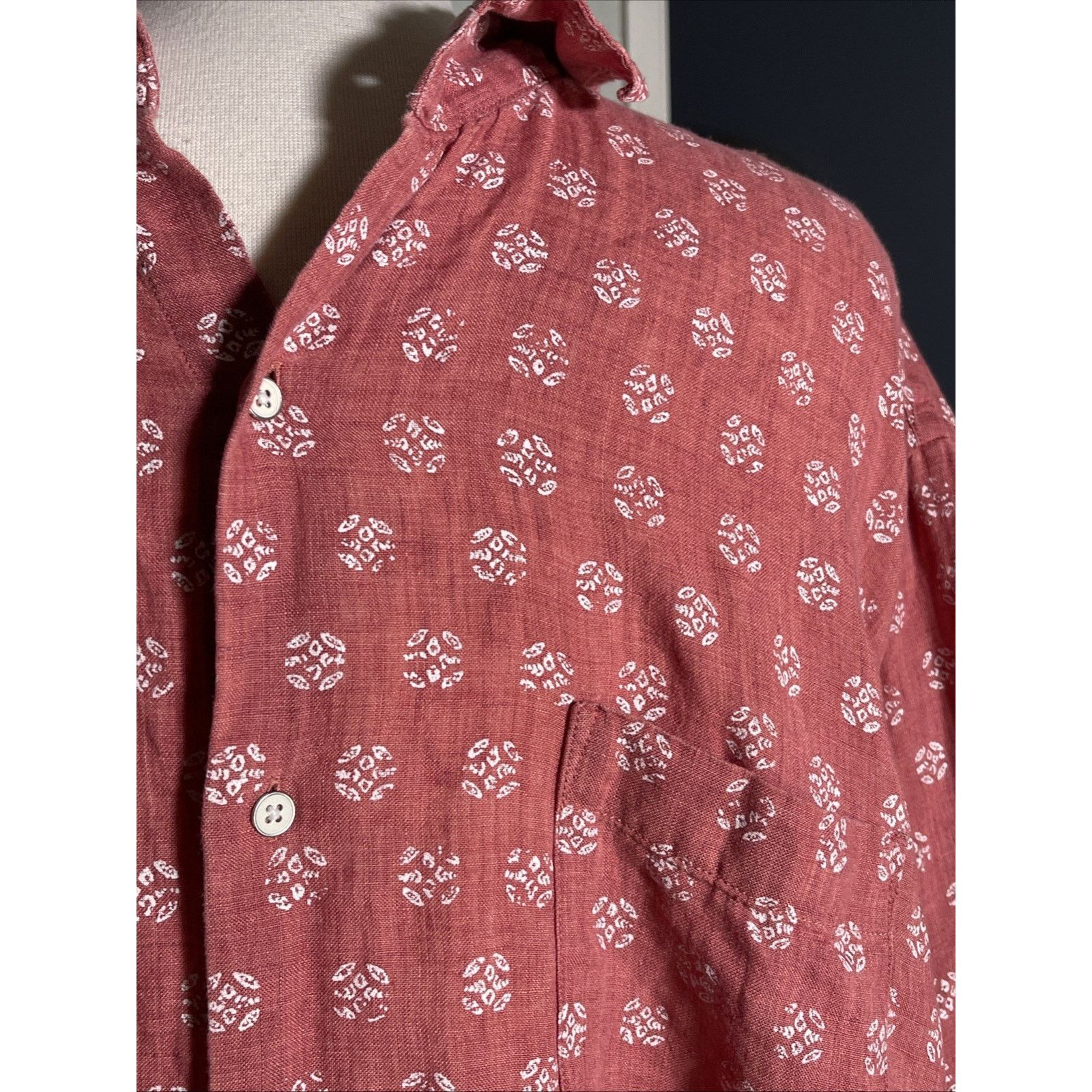 Peter Millar Peter Millar Button Up Shirt Seaside Kiva Beach XL Linen Size US XL / EU 56 / 4 - 2 Thumbnail