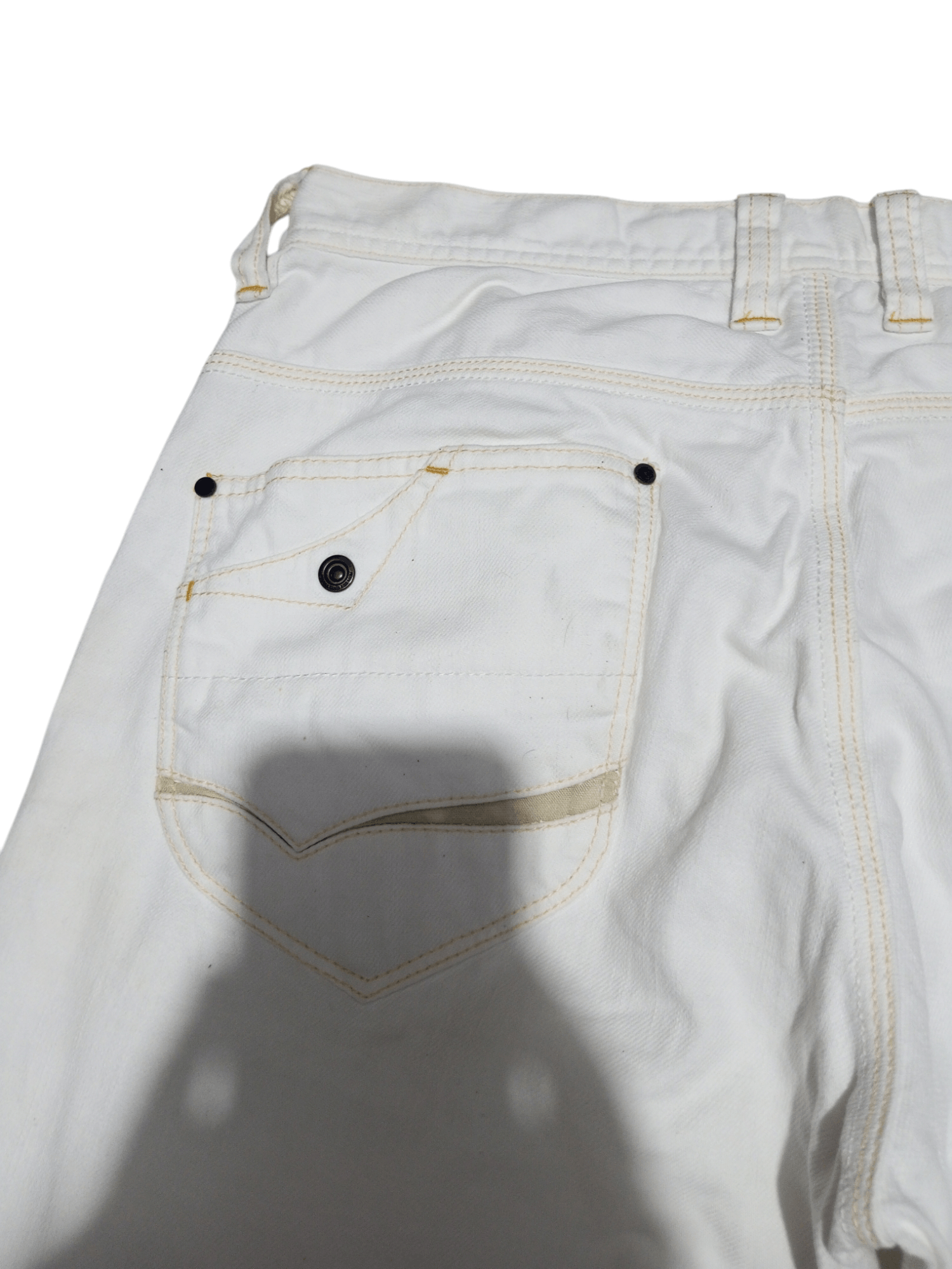 Japanese Brand Nicole club for men NCFM white flare denim Size US 32 / EU 48 - 6 Thumbnail