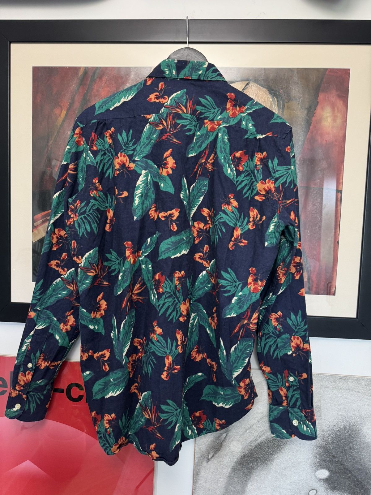 Our Legacy Our Legacy Button Up Shirt Floar Print Casual Luxury rare Size US M / EU 48-50 / 2 - 2 Thumbnail