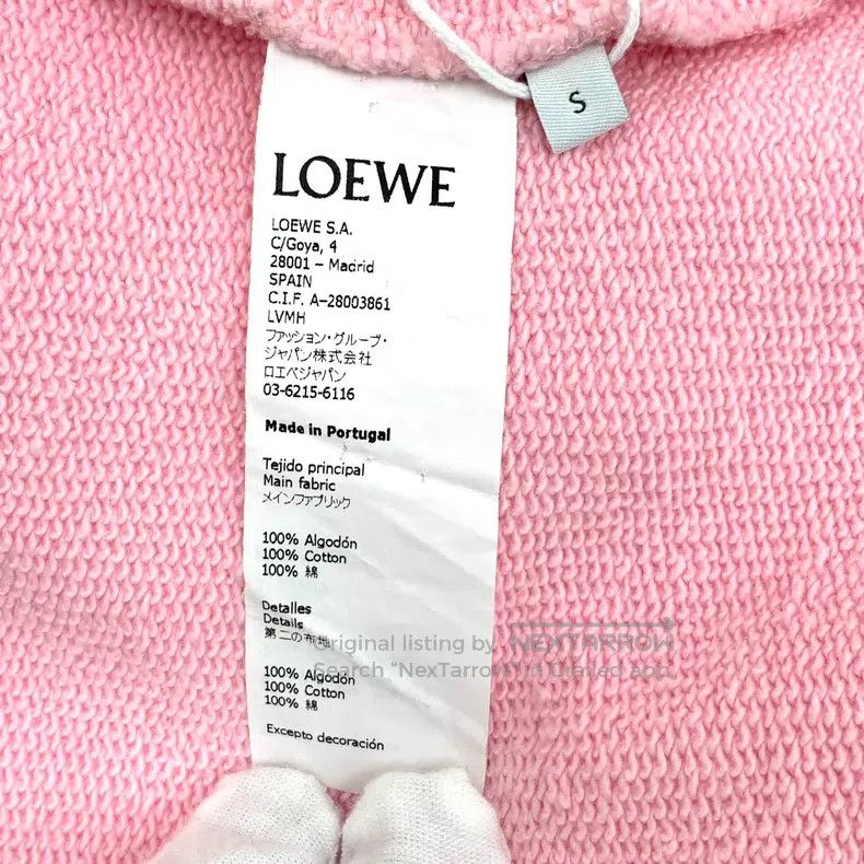 Loewe Loewe Pink Logo Embroidered Crewneck Sweatshirt Size S / US 4 / IT 40 - 7 Thumbnail