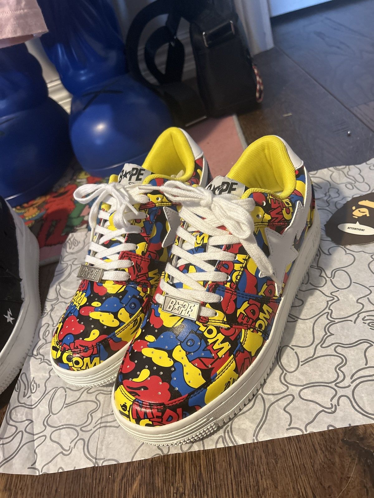 Bape Bapesta X medicomtoy 2020 Size US 8 / EU 41 - 2 Thumbnail