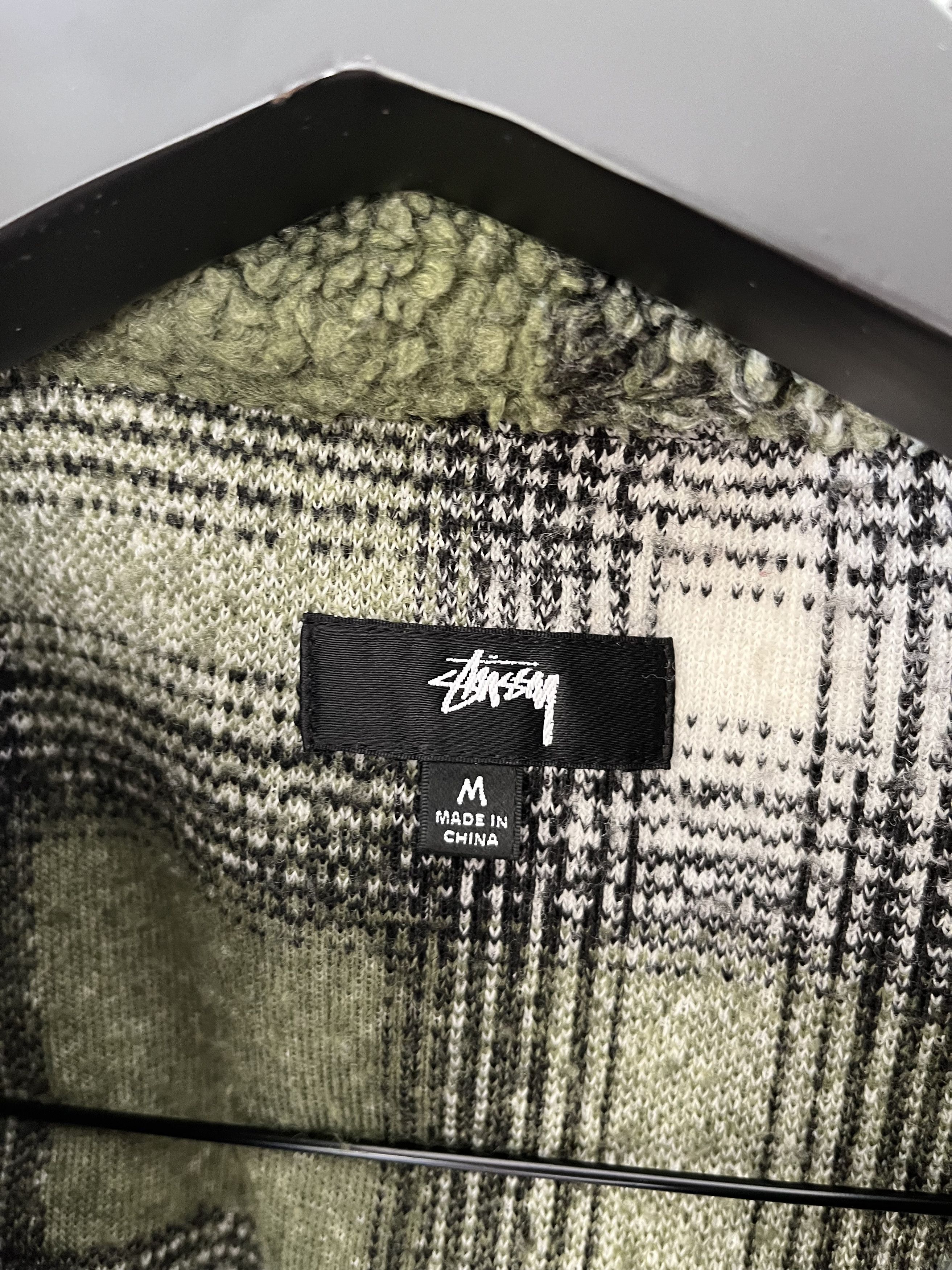 Stussy Stussy Fleece -- Green Plaid Size US M / EU 48-50 / 2 - 2 Thumbnail