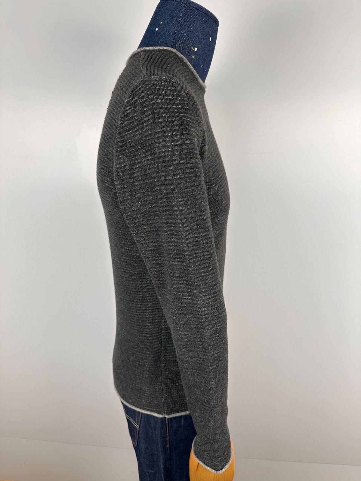 Armani Armani Jeans Men's Grey Knited Pullover Sweater Size L Size US L / EU 52-54 / 3 - 8 Thumbnail