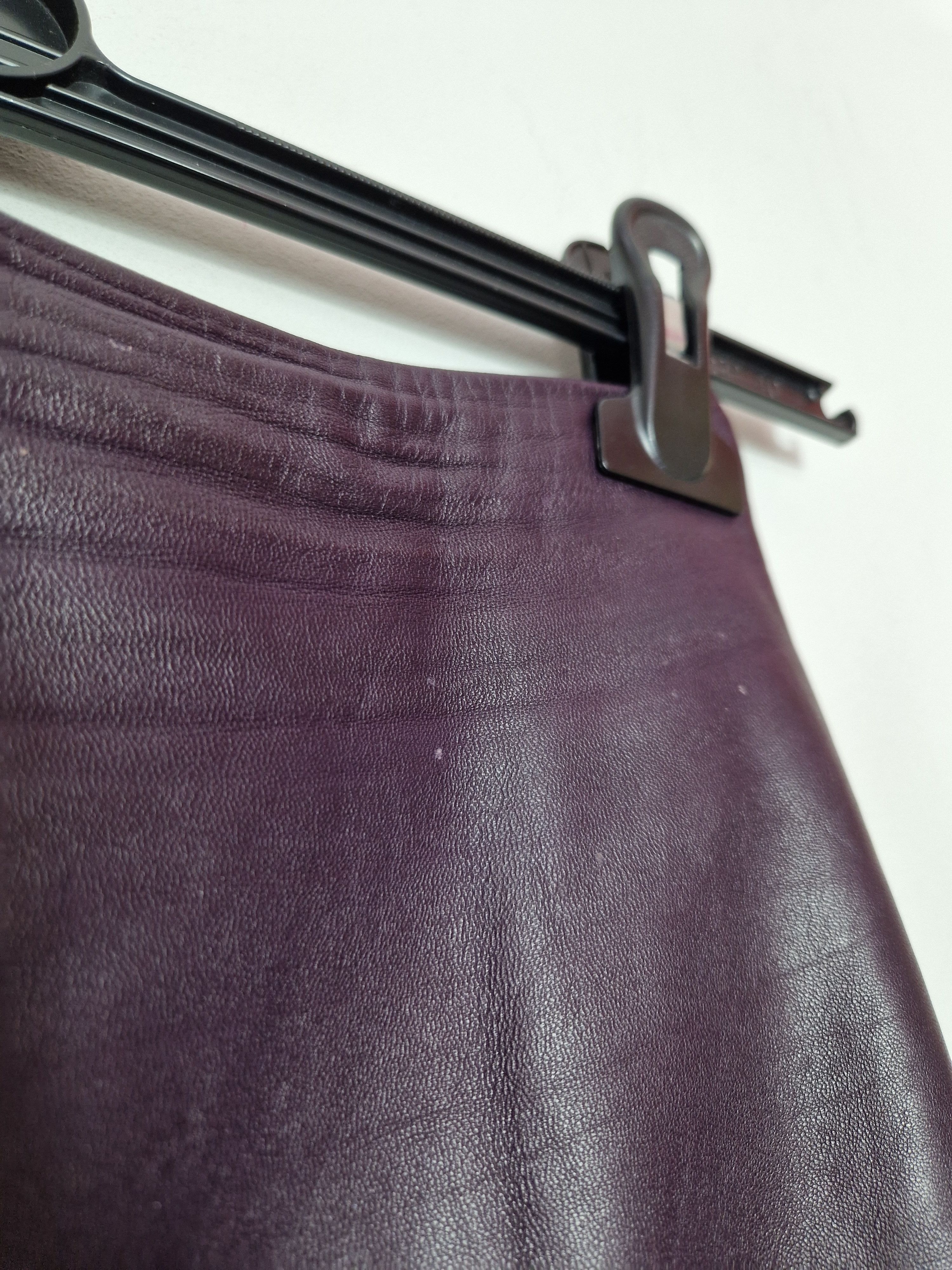 Prada Prada vintage leather skirt Size 30" / US 8 / IT 44 - 14 Thumbnail