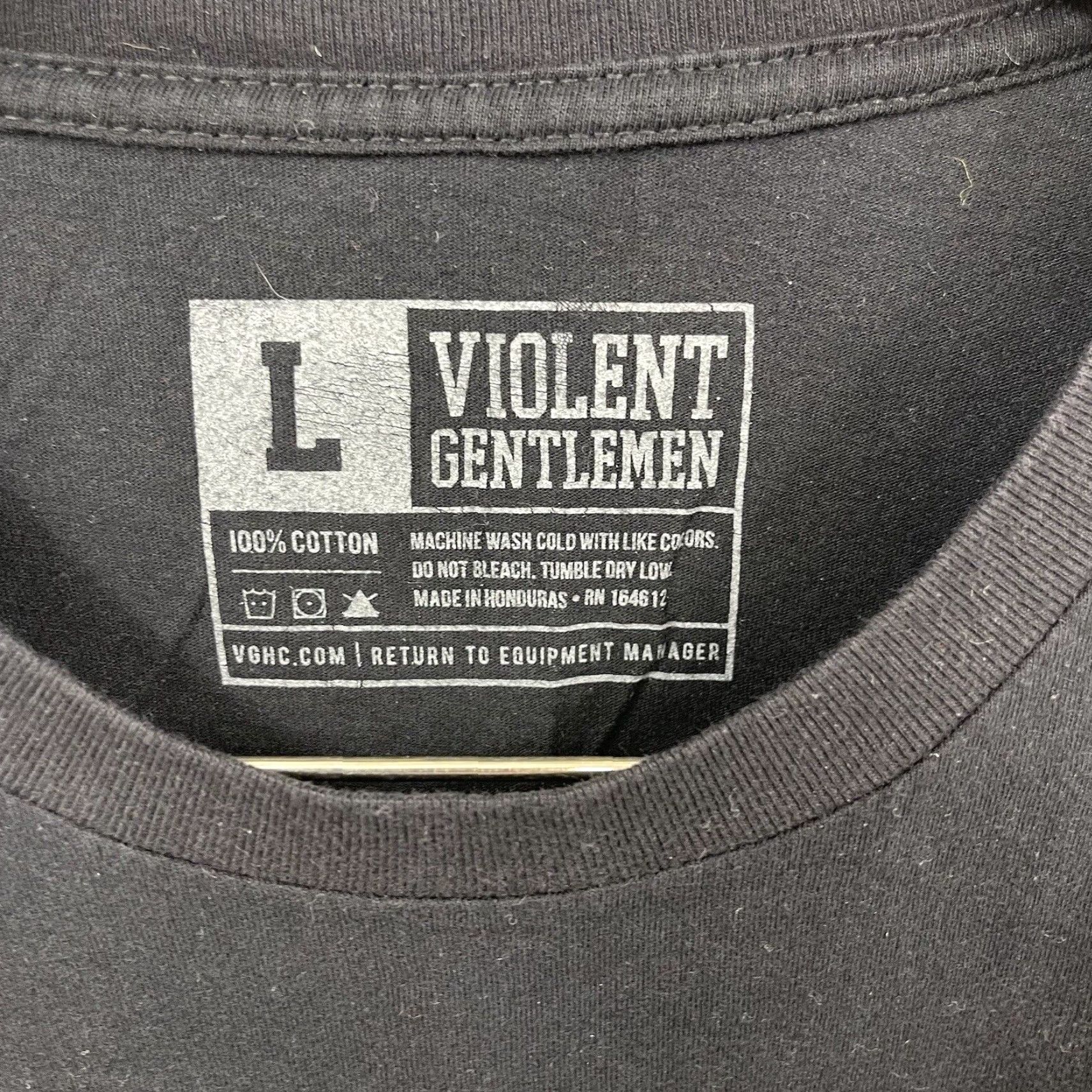 KangaROOS Violent Gentlemen Kangaroo Graphic T-Shirt Black Large Mens Size US L / EU 52-54 / 3 - 7 Thumbnail