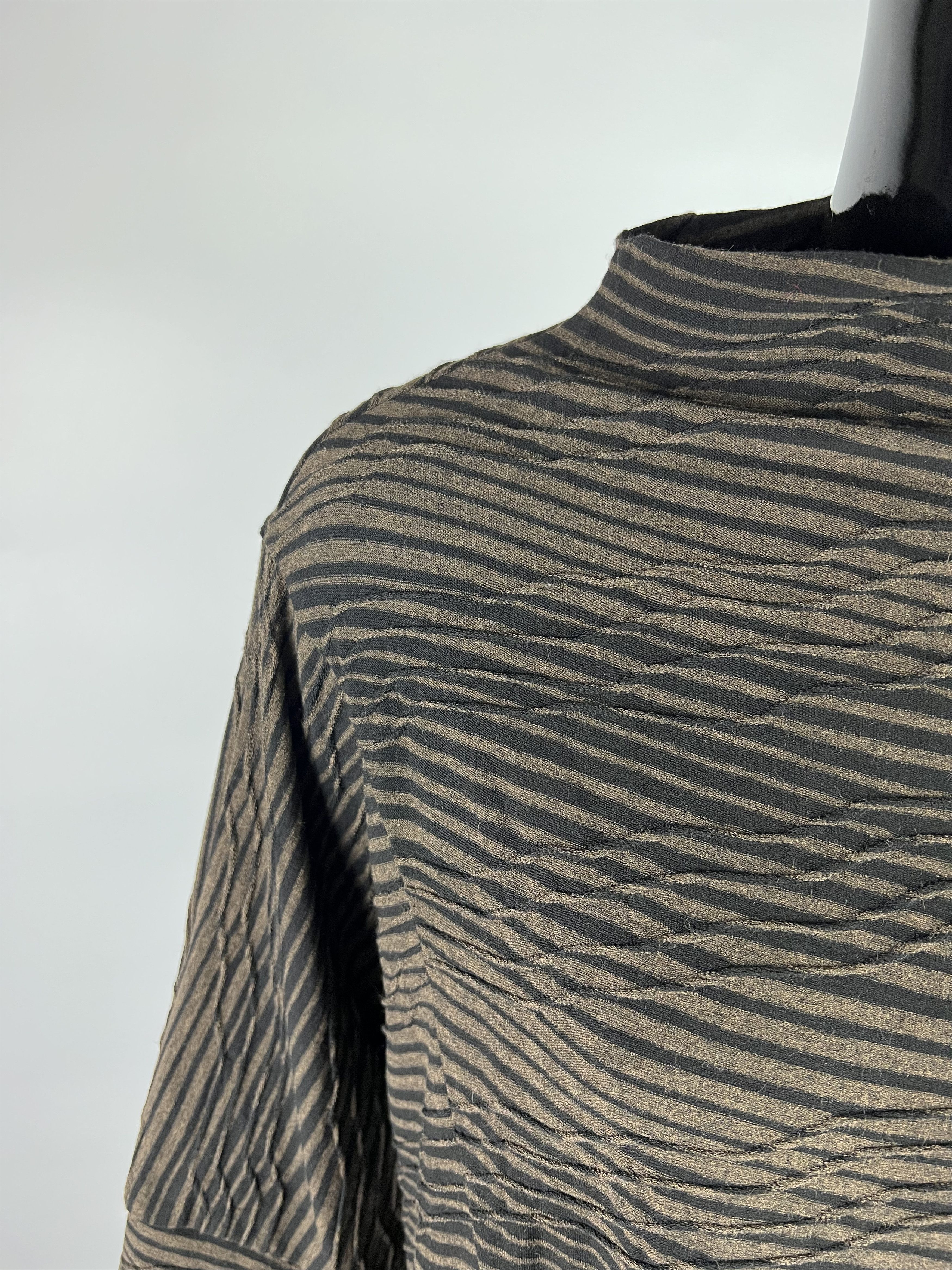 Designer OSKA Asymmetrical Striped Top Blouse Size 2 Size M / US 6-8 / IT 42-44 - 8 Thumbnail