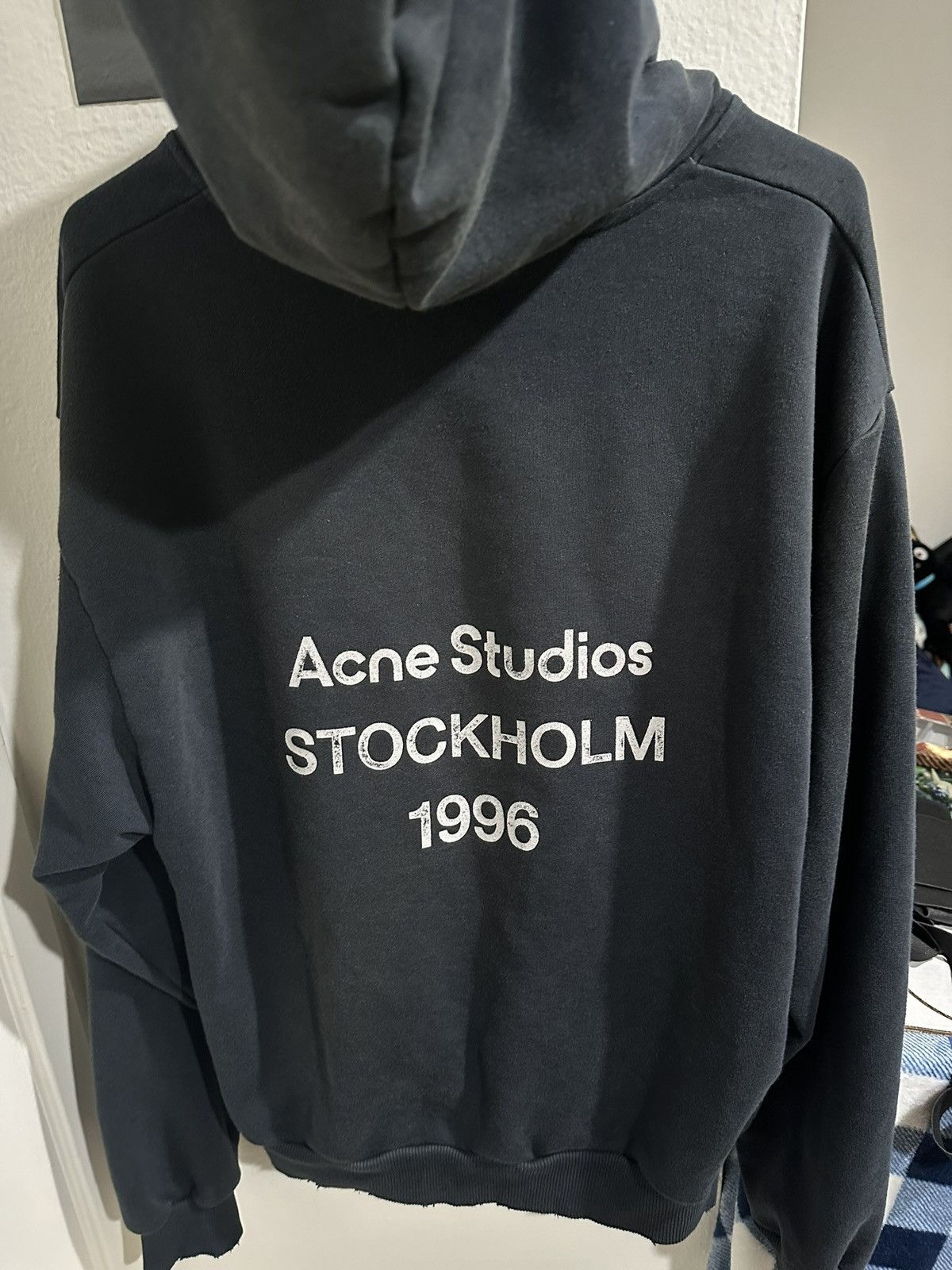 Acne Studios Faded Black Hoodie