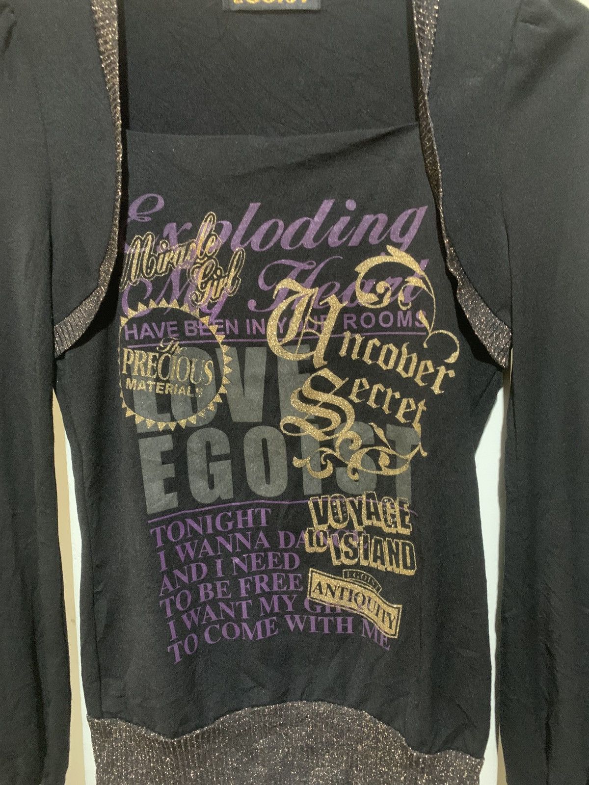 Japanese Brand Japanese Egoist Uncover Secret Women LongSleeve Tee Size M / US 6-8 / IT 42-44 - 5 Thumbnail