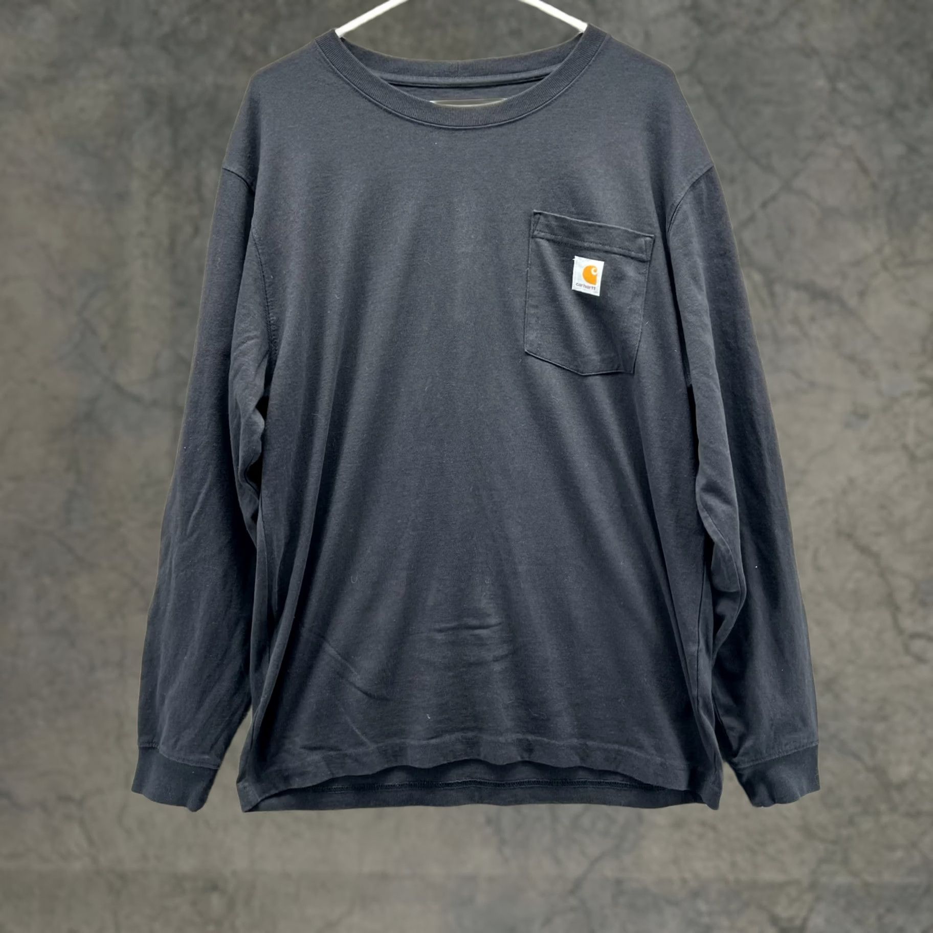 Carhartt Carhartt Shirt Mens Medium Black Long Sleeve Crewneck Pocket Logo Shirt Size US M / EU 48-50 / 2 - 1 Thumbnail