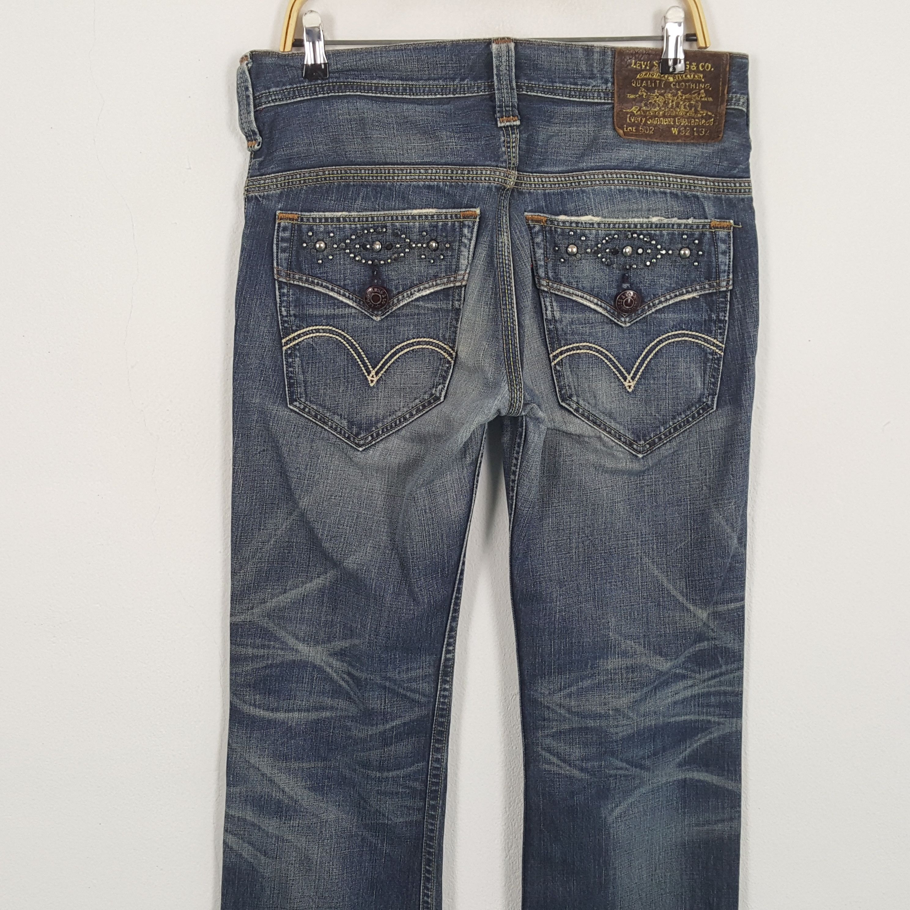 Levi's × Vintage Vintage LEVI'S American Kurt Cobain Distressed Style Jeans Size US 33 - 2 Thumbnail