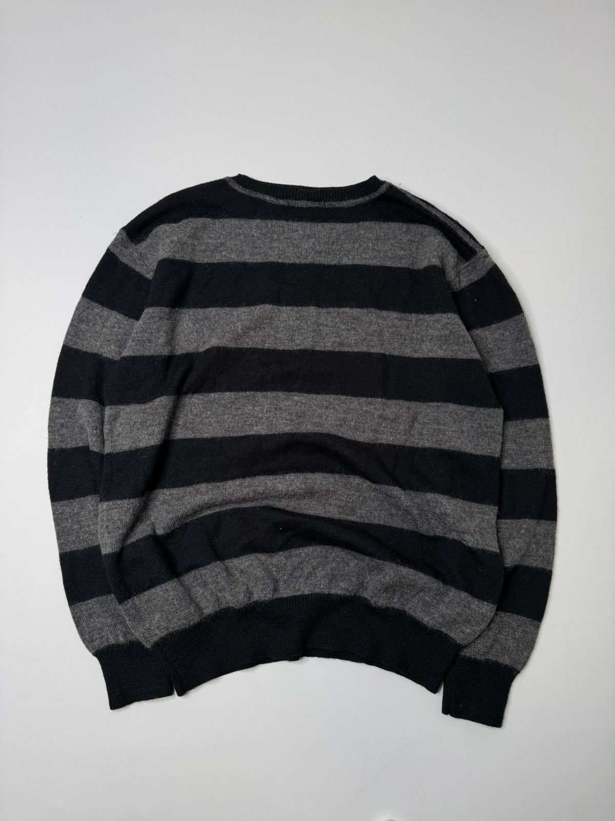 Vintage Vintage striped sweater knit y2k wool swag 90s 00s retro sk8 Size US L / EU 52-54 / 3 - 5 Thumbnail
