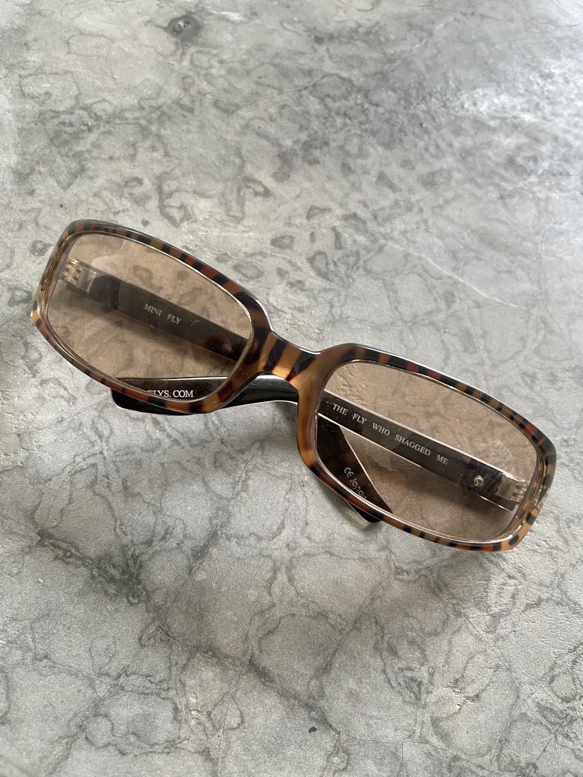 Vintage Vintage 90s BlackFlys Eyewear with Tiger Striped Shades Size ONE SIZE - 1 Thumbnail