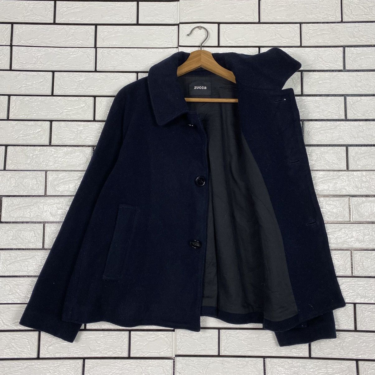 Issey Miyake Avant Garde Wool Button Jacket Runway Zucca Japan Size US L / EU 52-54 / 3 - 12 Thumbnail