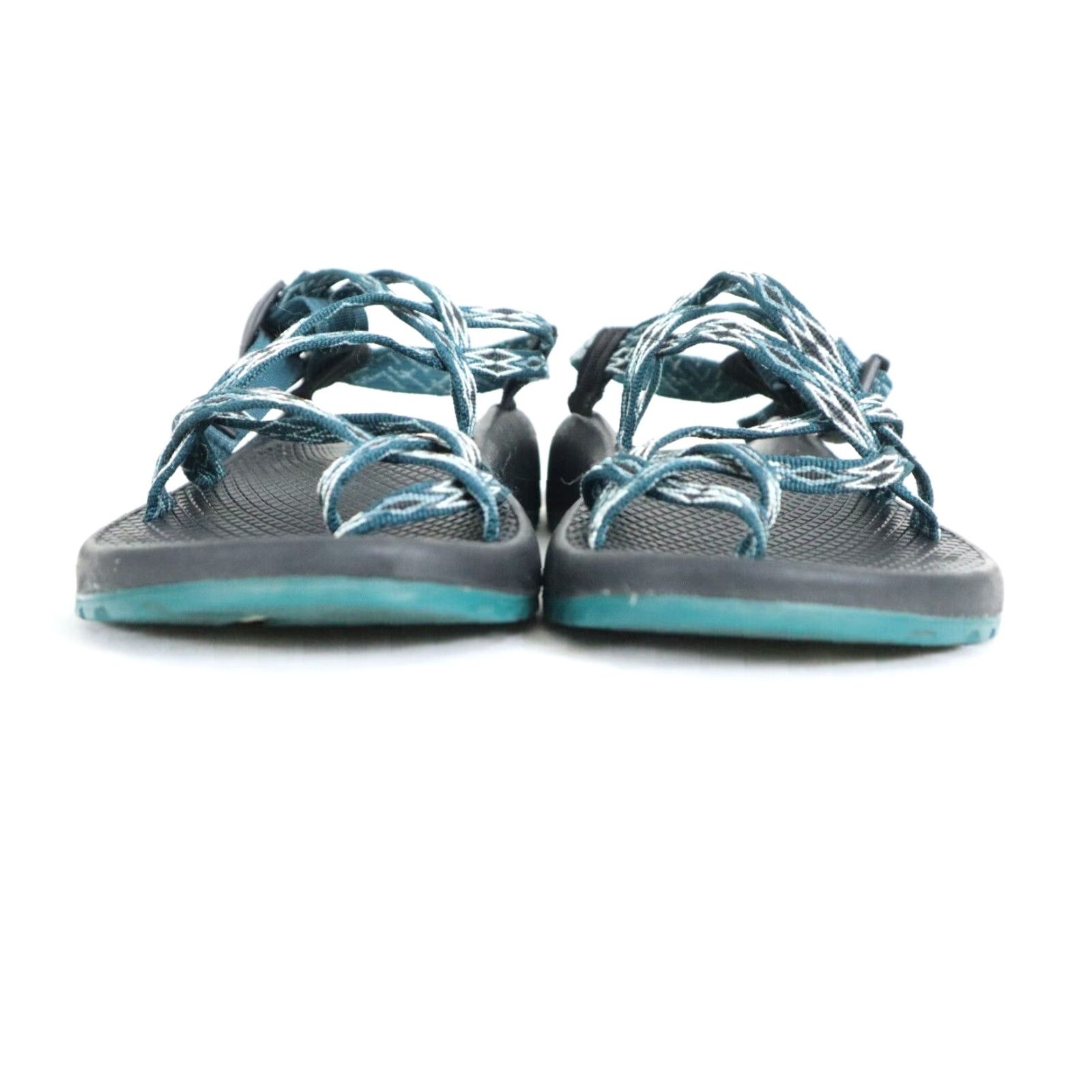 VINTAGE Chaco ZX/2 Women's Sandals Size 9 Spring Summer Teal Aztec