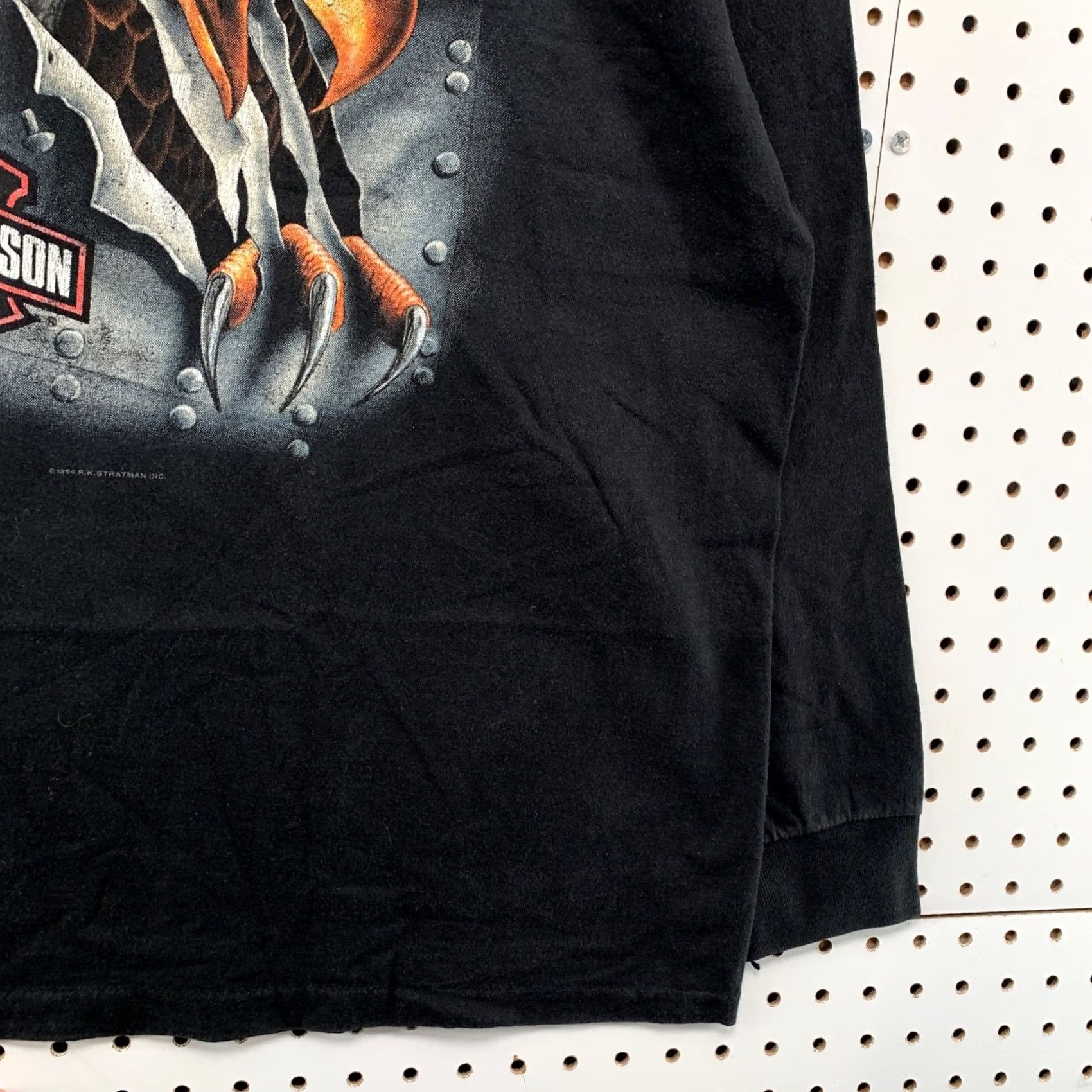 Harley Davidson VINTAGE Harley-Davidson Shirt Mens XXL Black Long Sleeve Chicago Crew Neck Graphic Print 1990s 90s Retro Motorcycle Rock Size US XXL / EU 58 / 5 - 6 Thumbnail