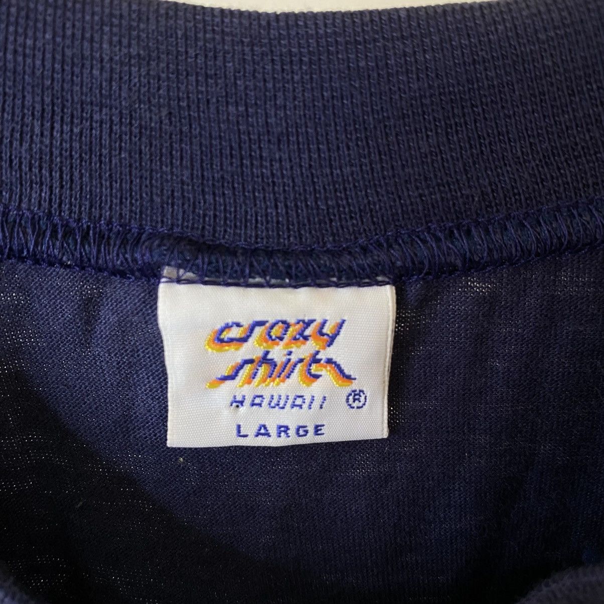 Vintage 1990s Crazy Shirt Hawaiian Sport Fishing T Shirt Size US L / EU 52-54 / 3 - 3 Thumbnail