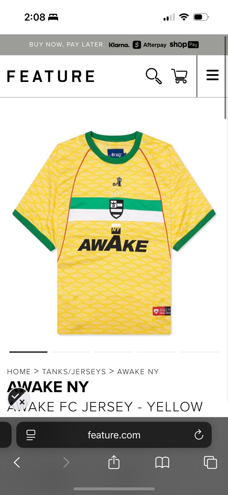 AWAKE NY FC Jersey