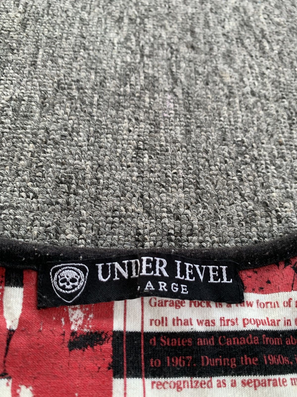 Japanese Brand Under Level Crazy and Bloody Anarchy Double Layer Stripe Size L / US 10 / IT 46 - 5 Thumbnail