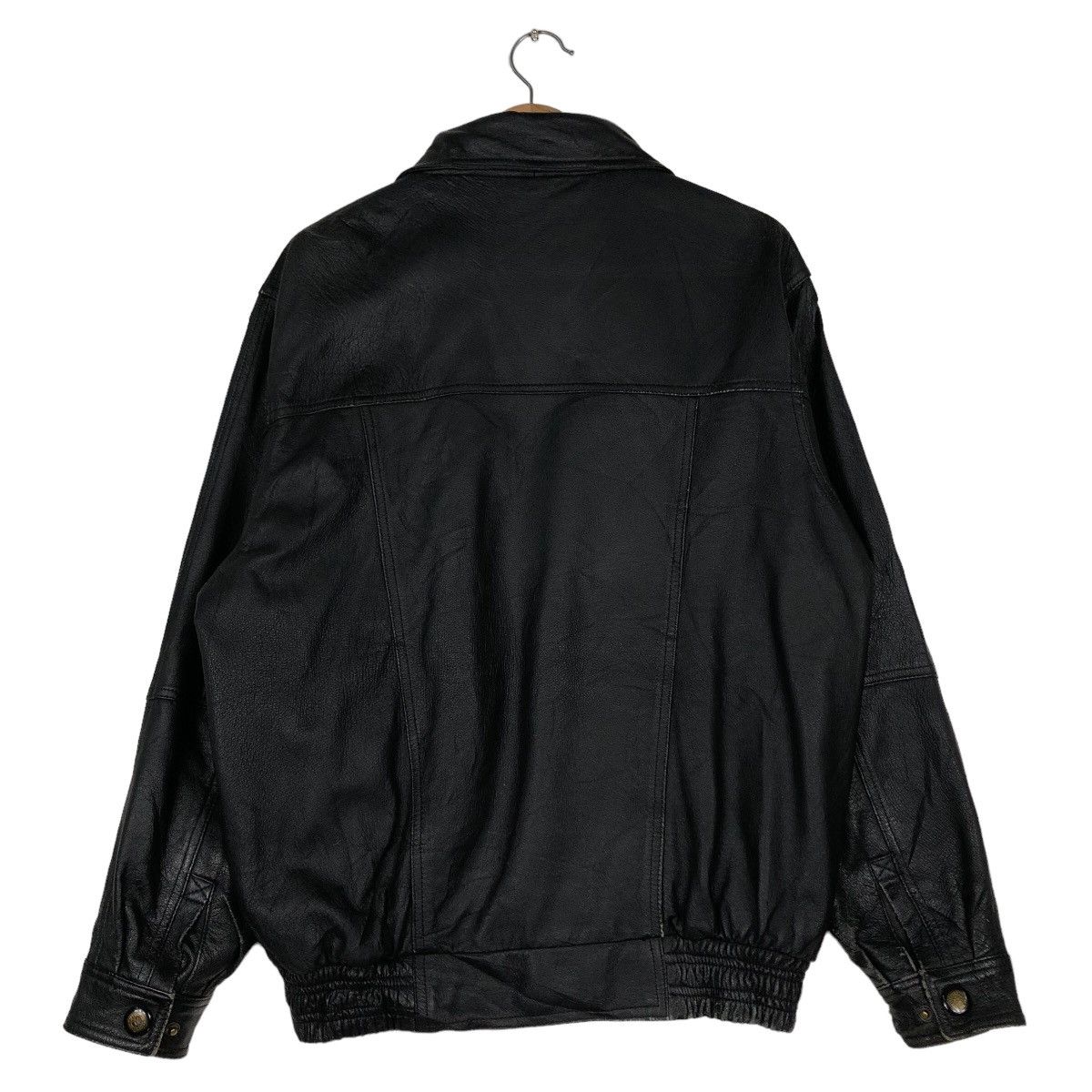 Japanese Brand 🔥Biker Leather Jacket F Concept Men Gold Issey Miyake Size US M / EU 48-50 / 2 - 8 Thumbnail