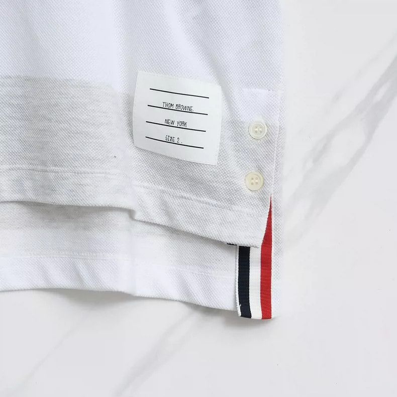 Thom Browne Thom Browne size3 Striped T-shirt Size US L / EU 52-54 / 3 - 8 Thumbnail