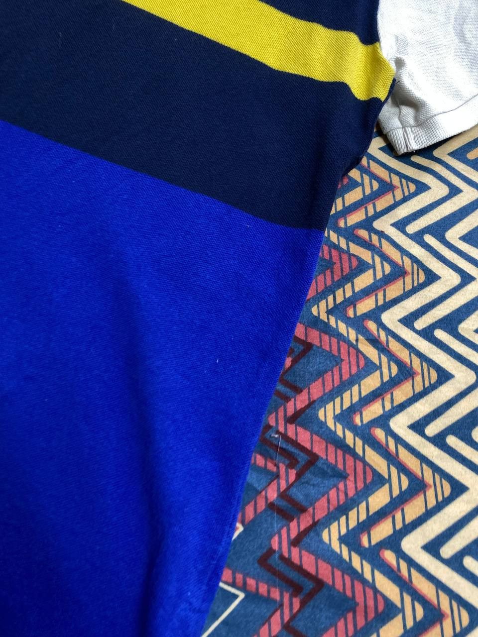Polo Ralph Lauren × Vintage Polo Ralph Lauren Striped Pony Logo Polo Collared Shirt Size US M / EU 48-50 / 2 - 17 Thumbnail