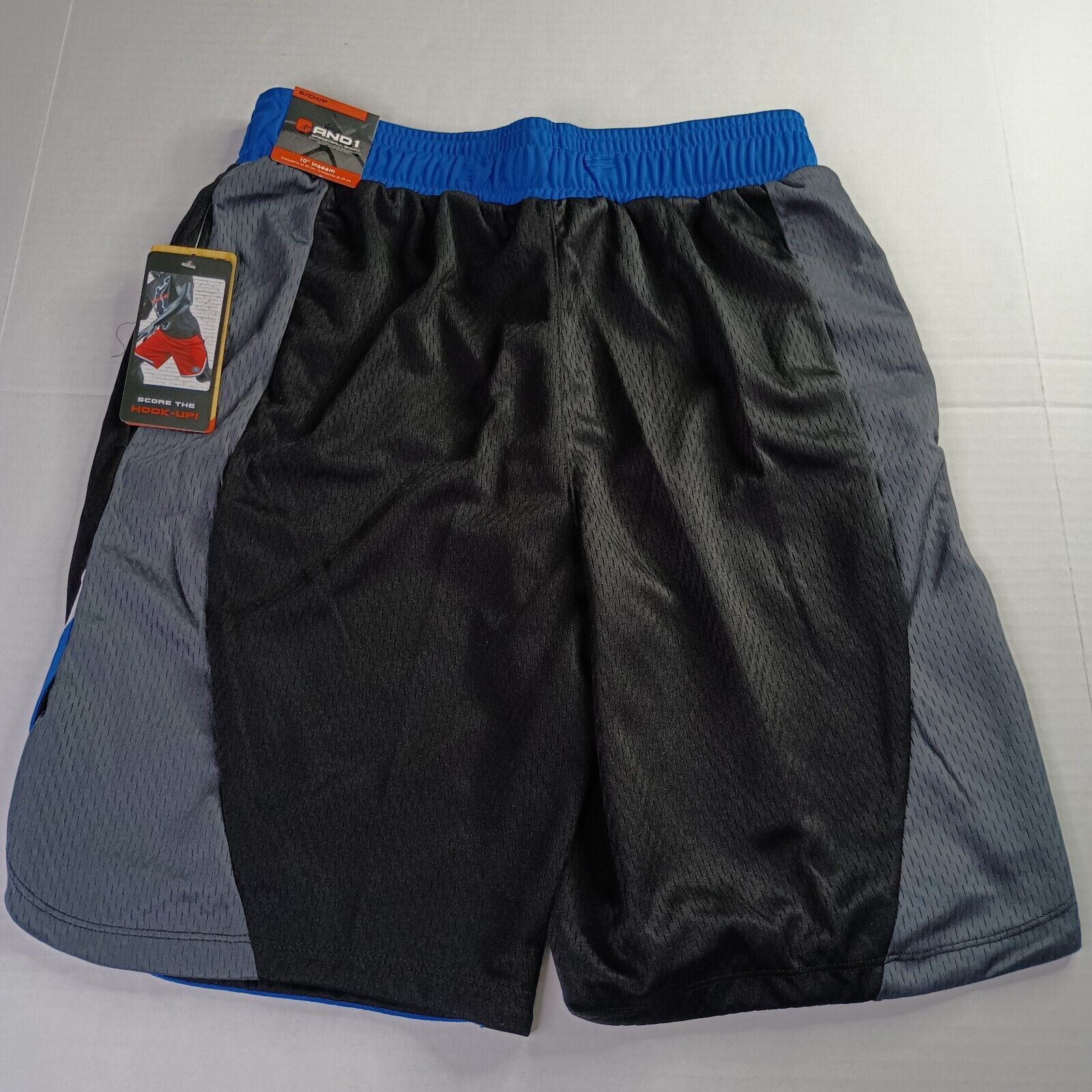 & Other Stories AND1 Basketball Shorts Men's S Small Black Blue 10" Inseam Size US 30 / EU 46 - 5 Thumbnail