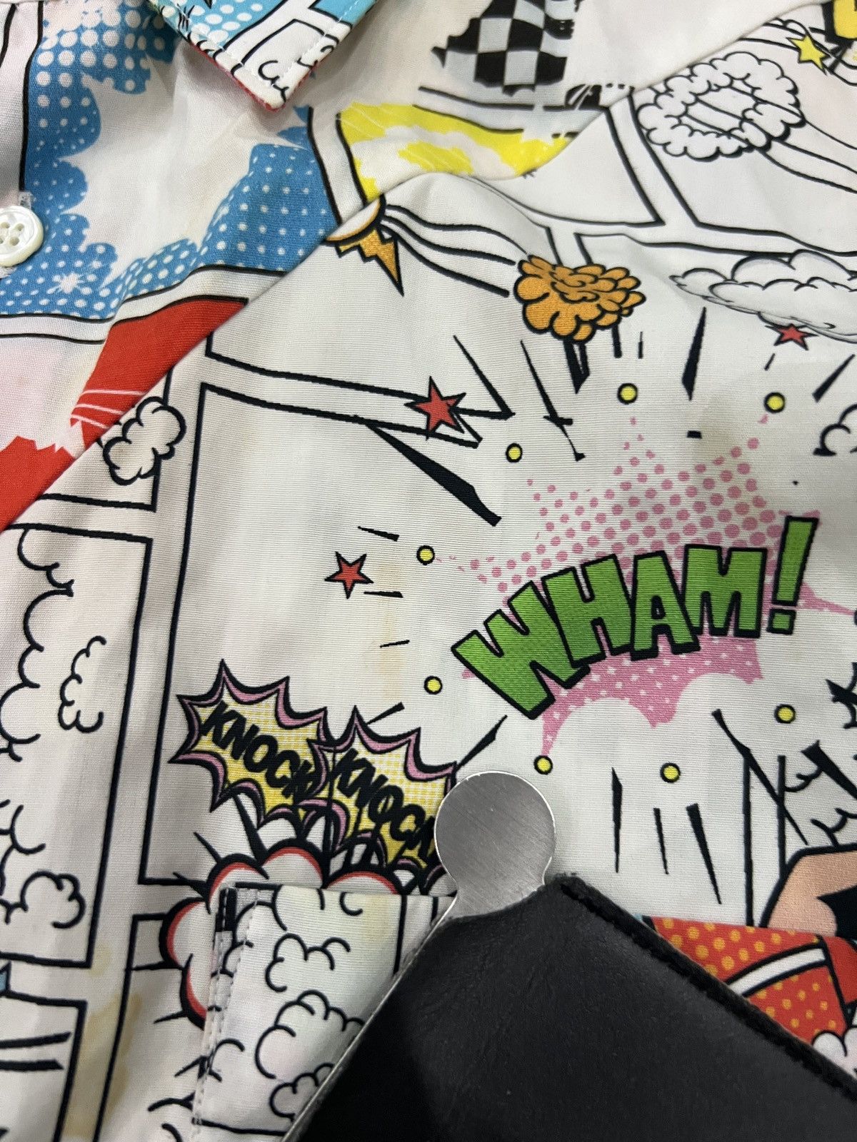 Comme des Garcons SHIRT Comme des Garçons SHIRT Comic Print Patchwork Shirt Size US M / EU 48-50 / 2 - 16 Thumbnail