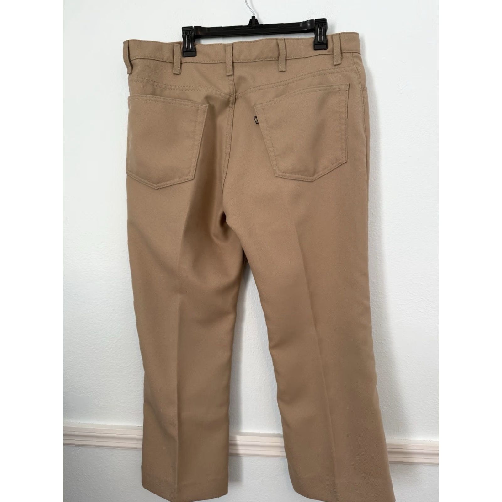 Levi's VINTAGE Levi's Pants Bootcut 5-Pocket 40x30 Beige Polyester Mexico 80s 90s Men Regular Casual Formal Workwear Shoes Not Included Size US 40 / EU 56 - 2 Thumbnail